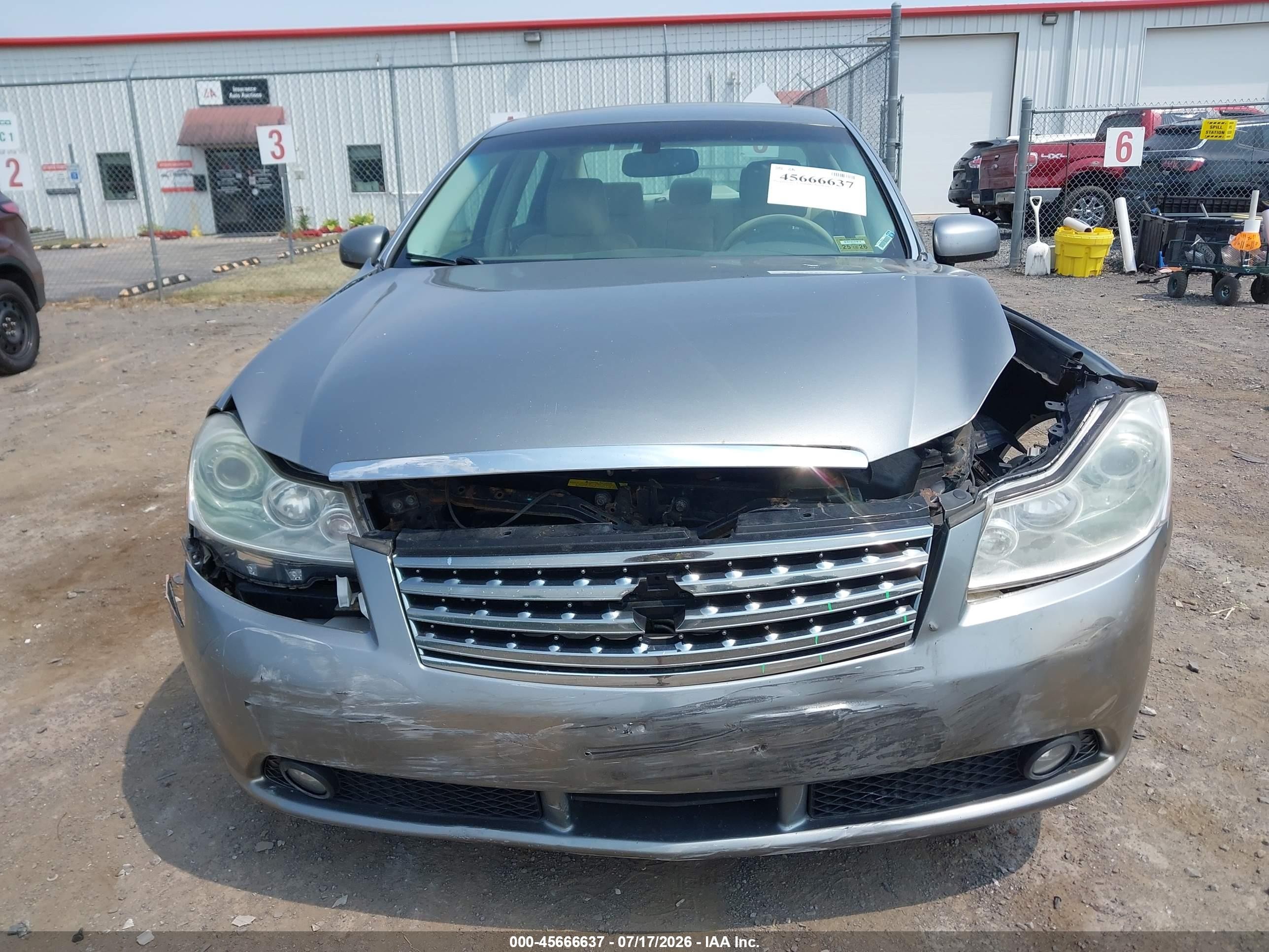 2007 Infiniti M35x   Gray vin: JNKAY01FX7M450790