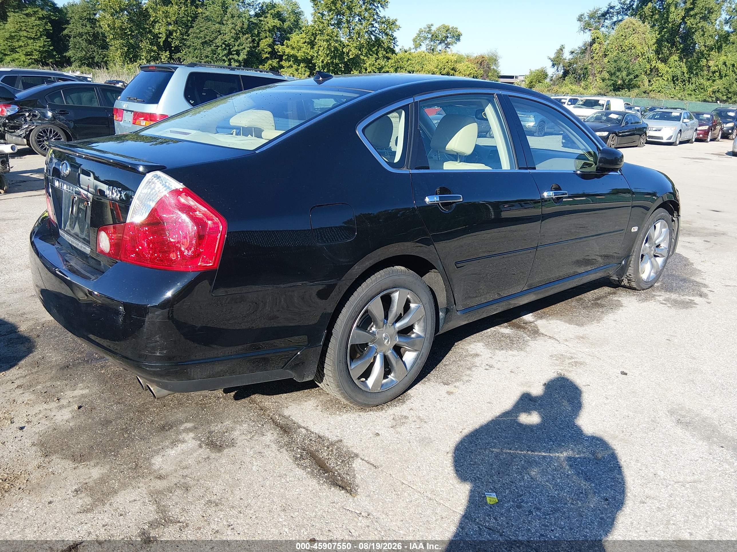 2007 Infiniti M35x Черный vin: JNKAY01FX7M452538