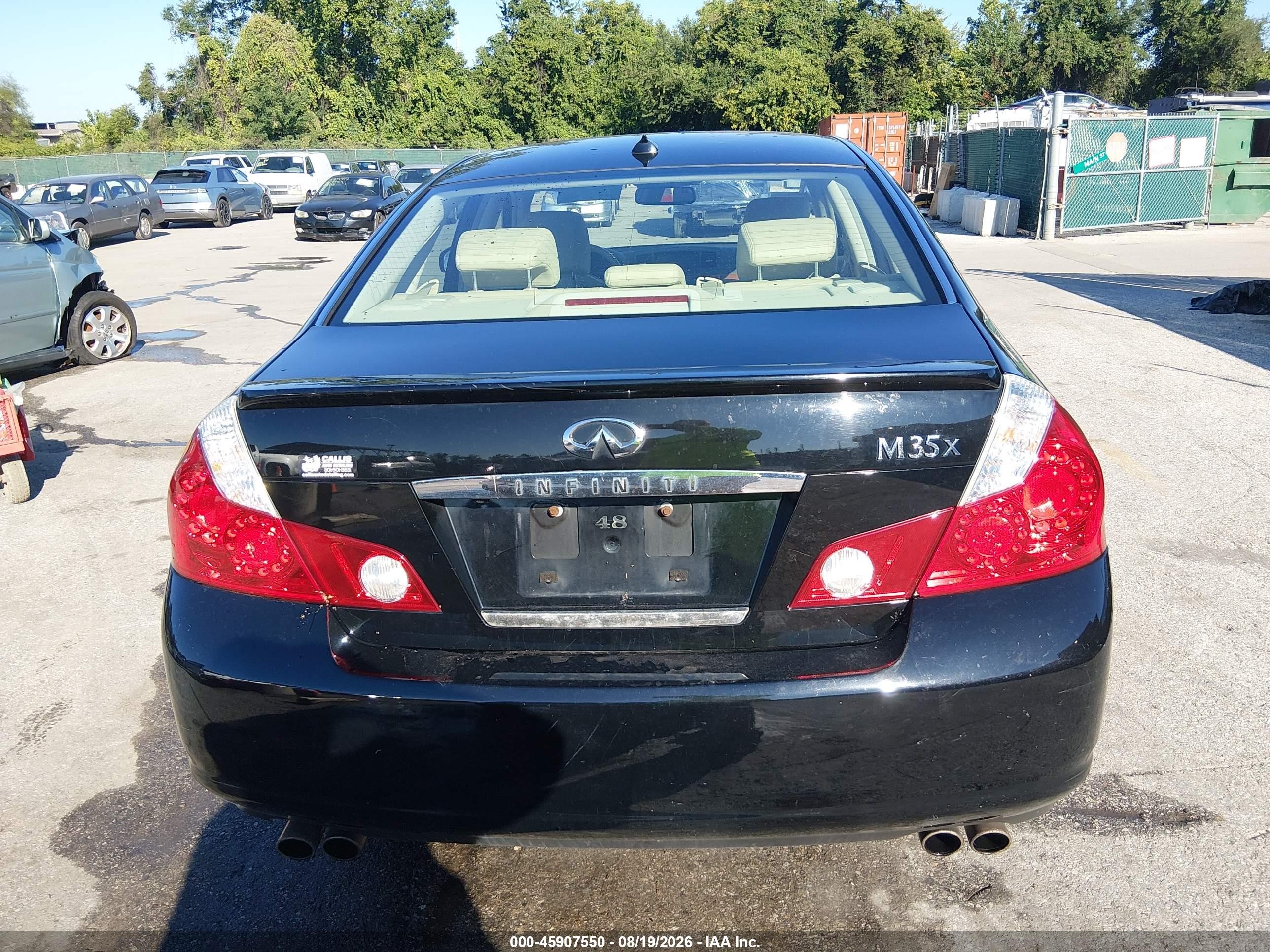 2007 Infiniti M35x Черный vin: JNKAY01FX7M452538