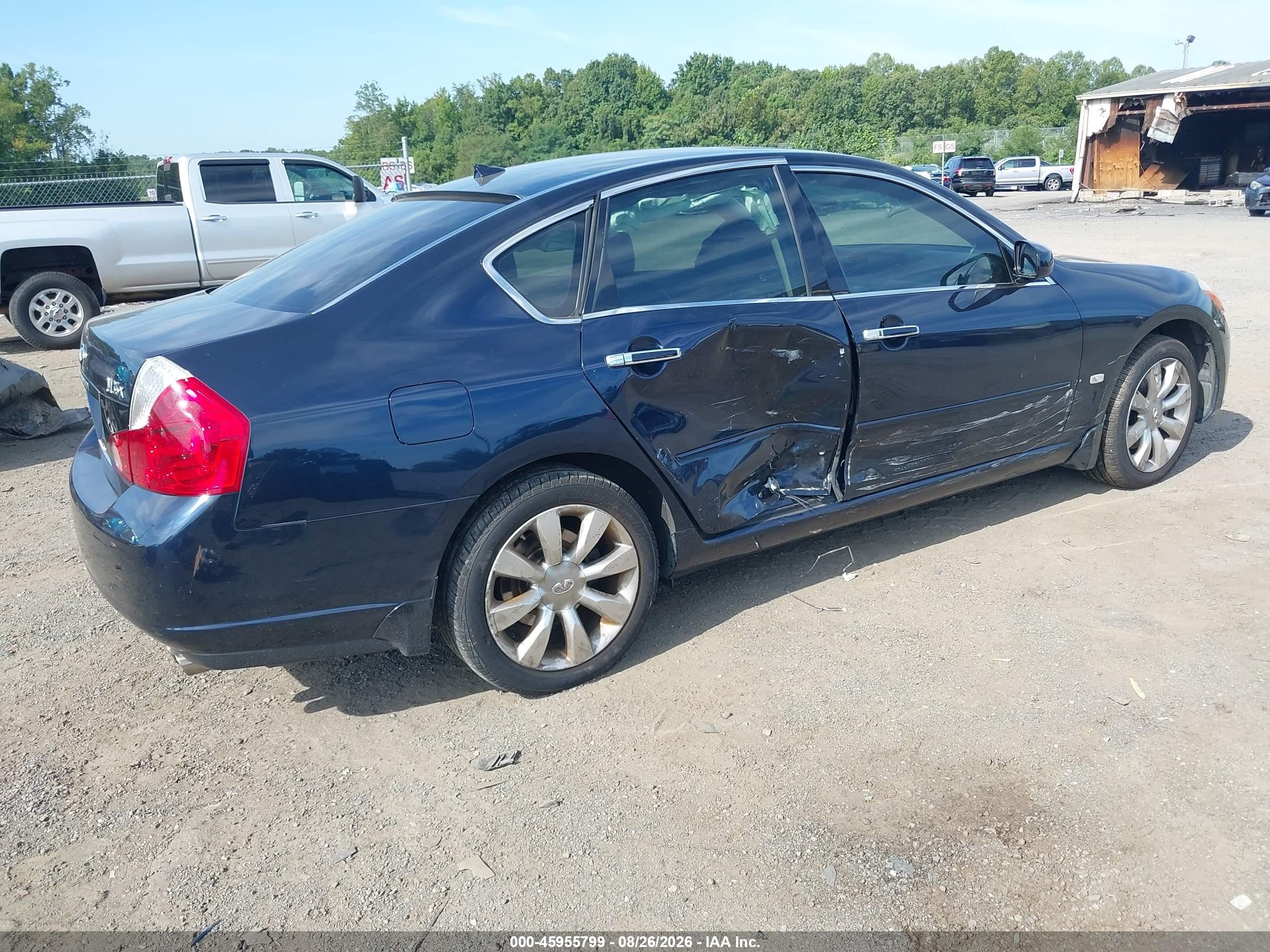 2007 Infiniti M35x Синий vin: JNKAY01FX7M462115