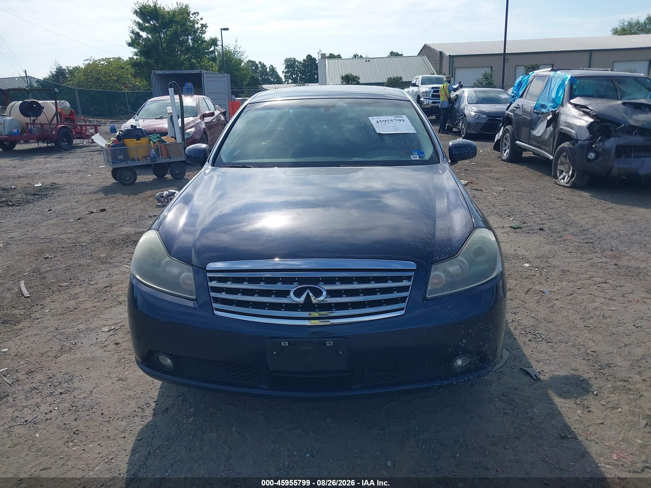 2007 Infiniti M35x Синий vin: JNKAY01FX7M462115