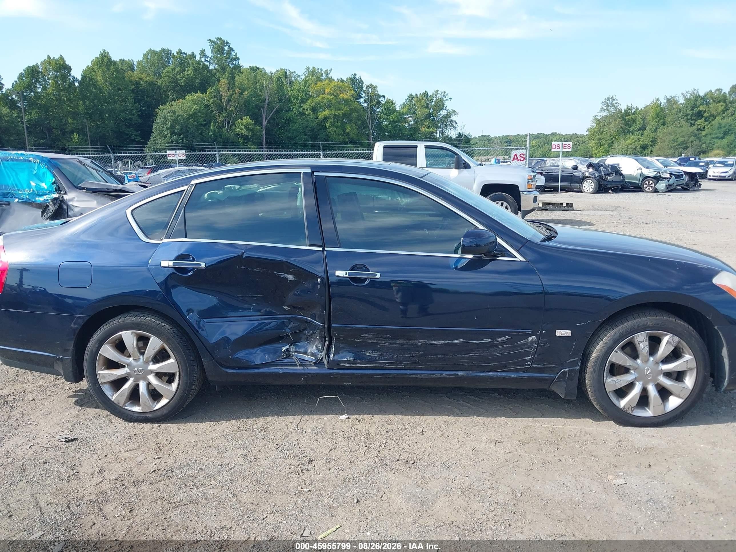 2007 Infiniti M35x Синий vin: JNKAY01FX7M462115