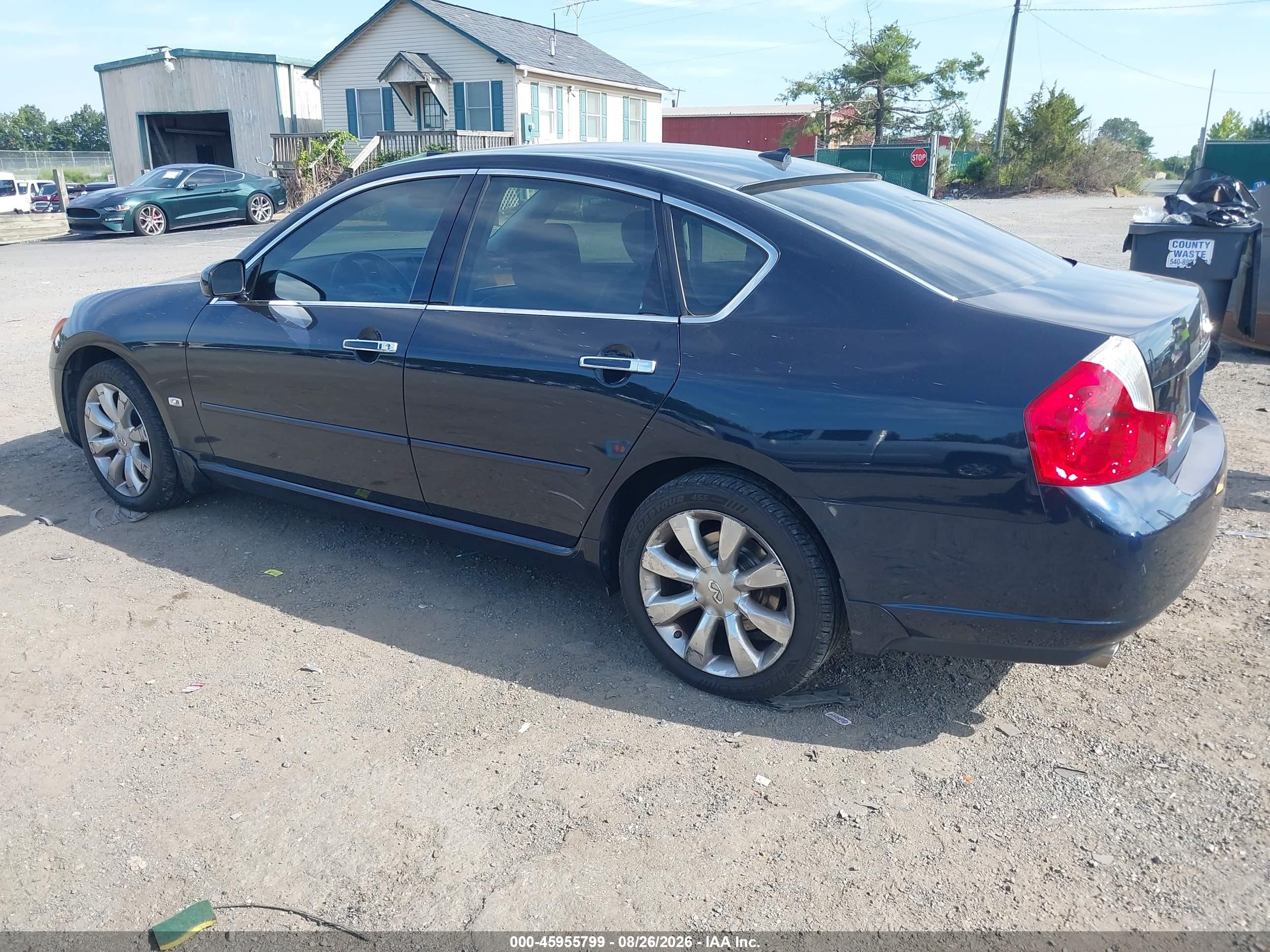 2007 Infiniti M35x Синий vin: JNKAY01FX7M462115