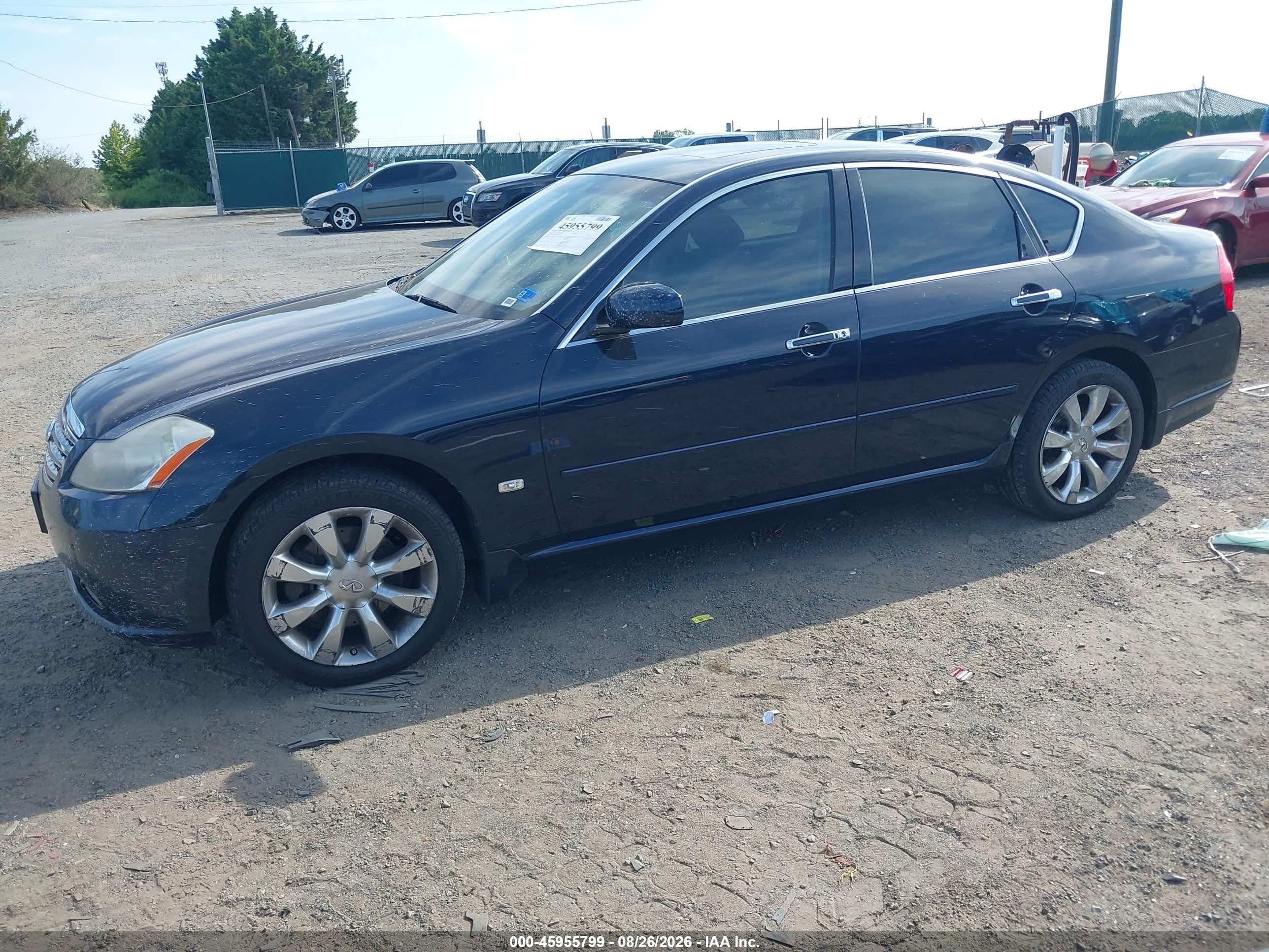 2007 Infiniti M35x Синий vin: JNKAY01FX7M462115
