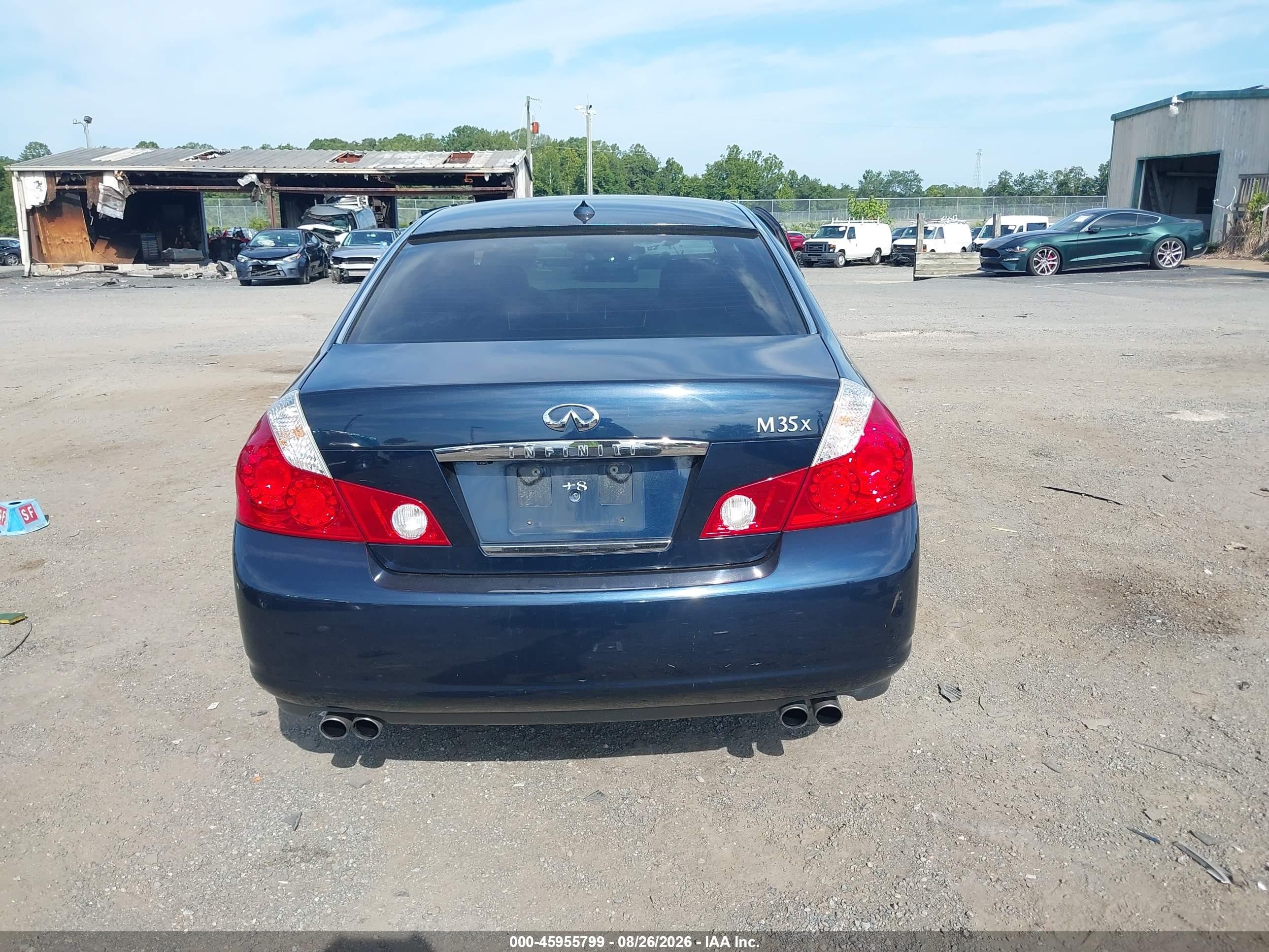 2007 Infiniti M35x Синий vin: JNKAY01FX7M462115