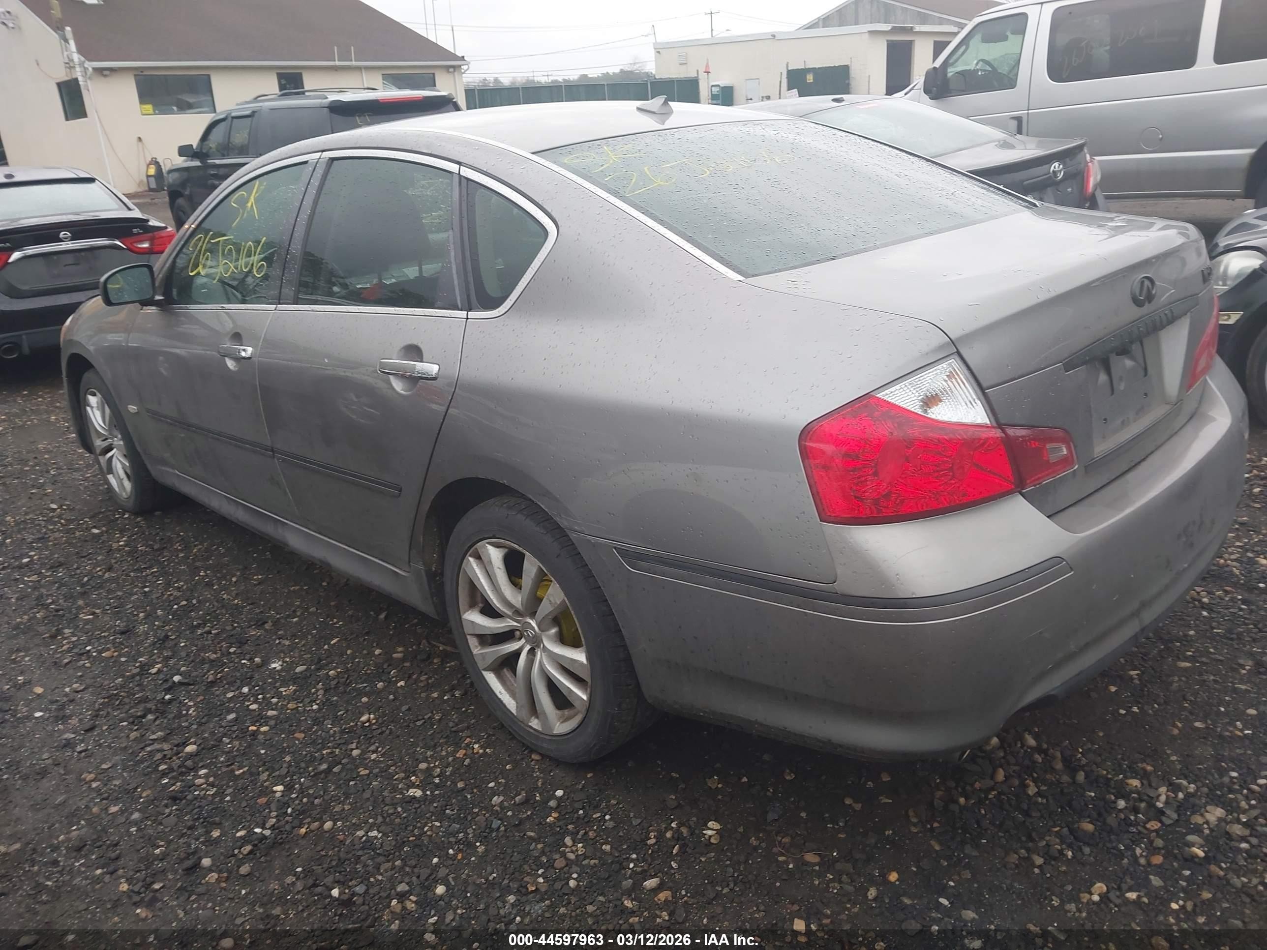 2008 Infiniti M35x   Gray vin: JNKAY01FX8M651493