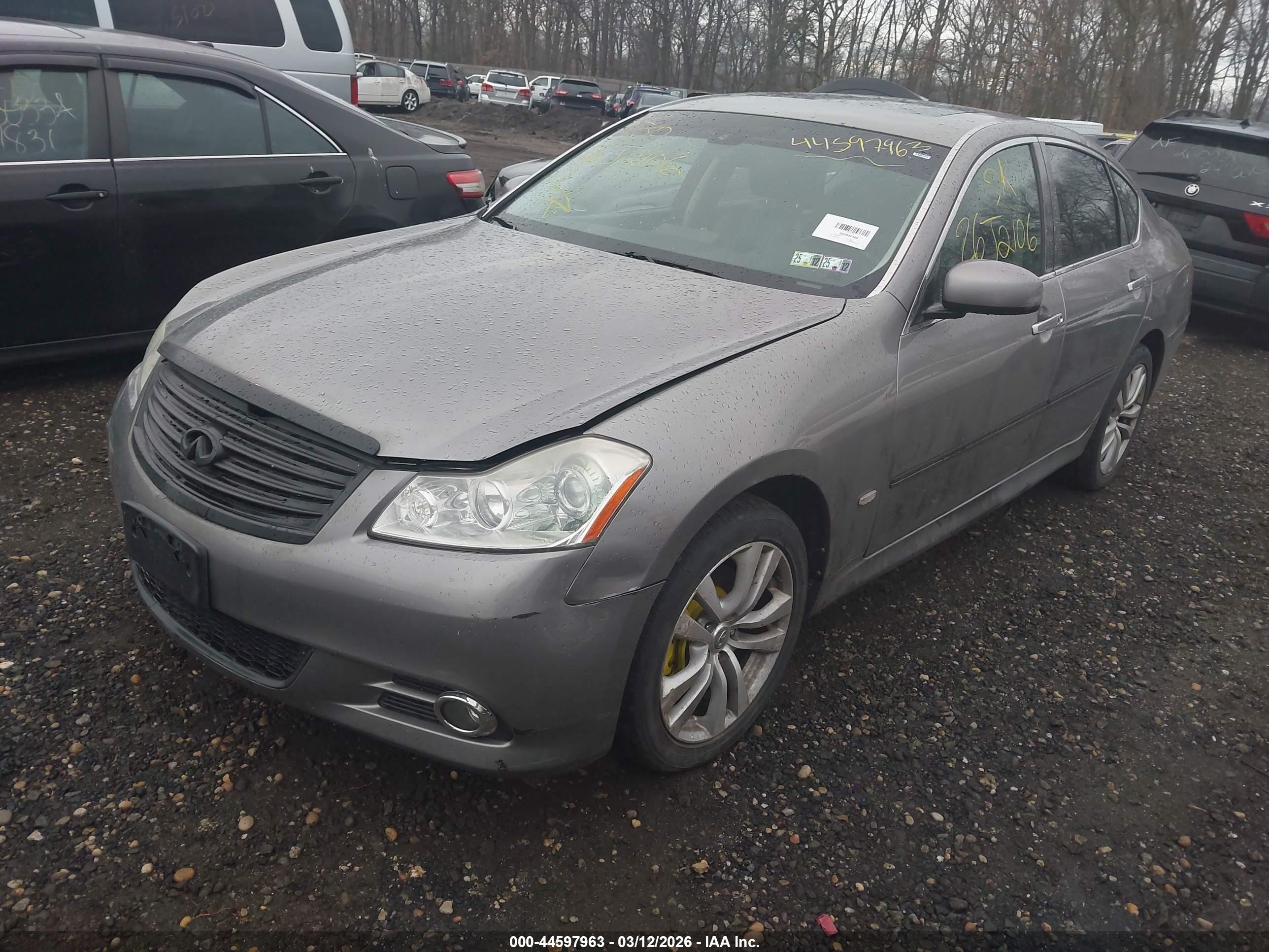 2008 Infiniti M35x   Gray vin: JNKAY01FX8M651493