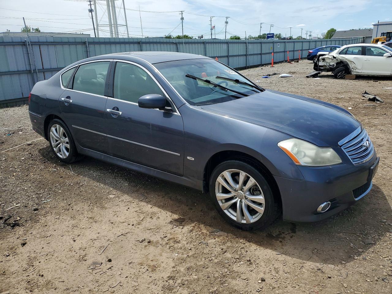 2008 Infiniti M35 X Blue vin: JNKAY01FX8M655320