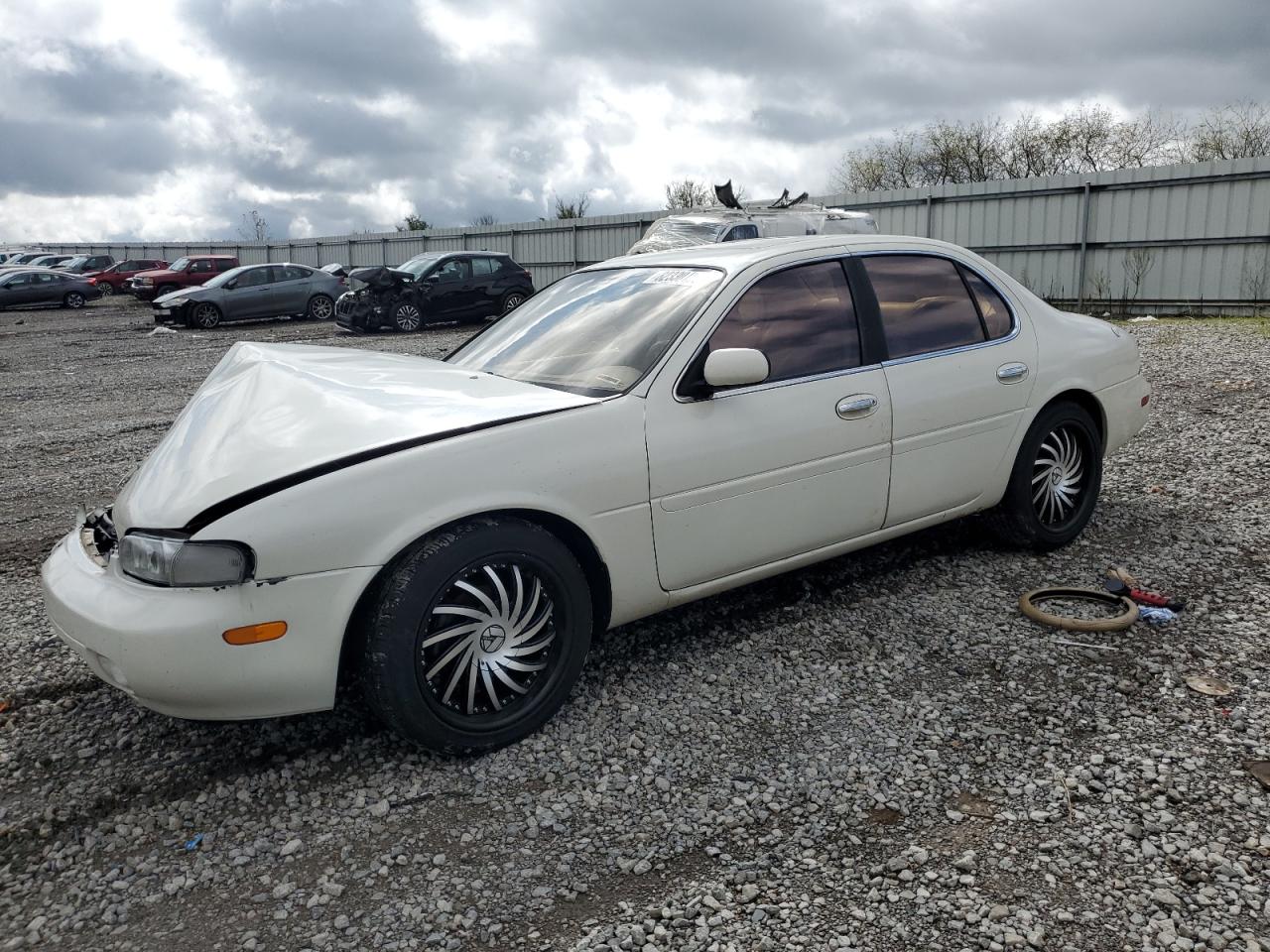 1997 Infiniti J30 Cream vin: JNKAY21D1VM401386