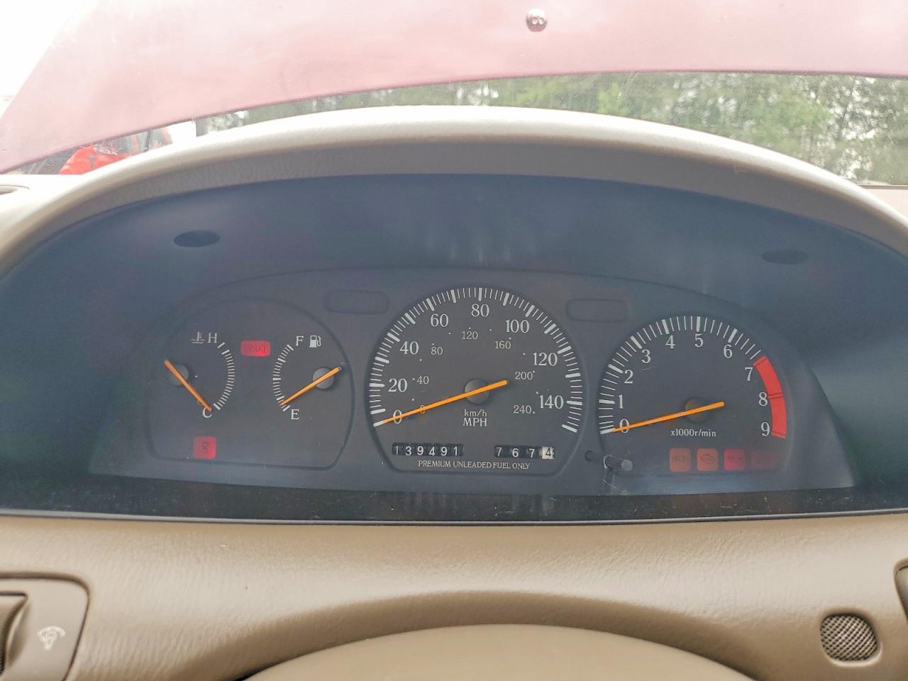 1993 Infiniti J30 Base Red vin: JNKAY21D6PM010026