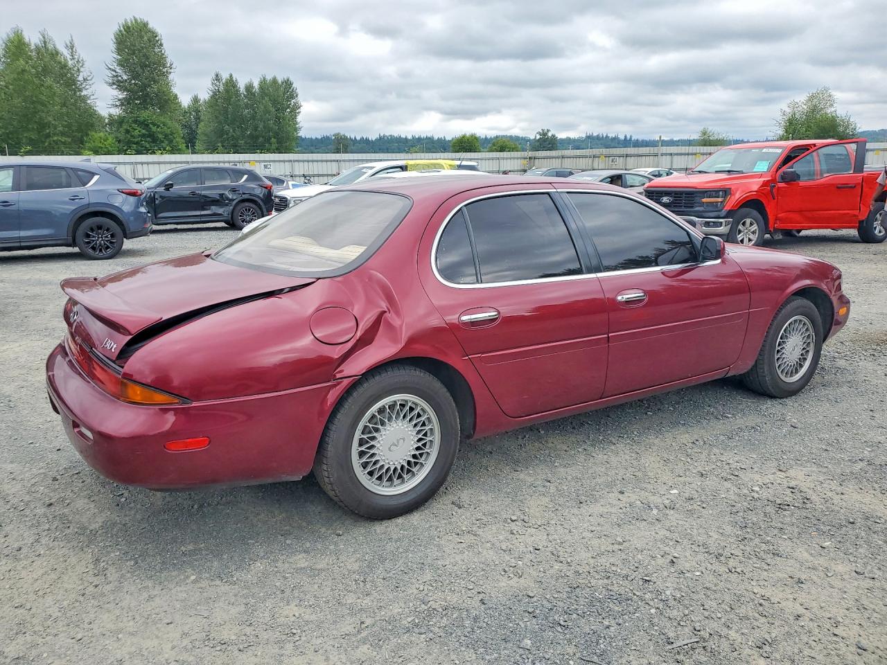 1993 Infiniti J30 Base Red vin: JNKAY21D6PM010026