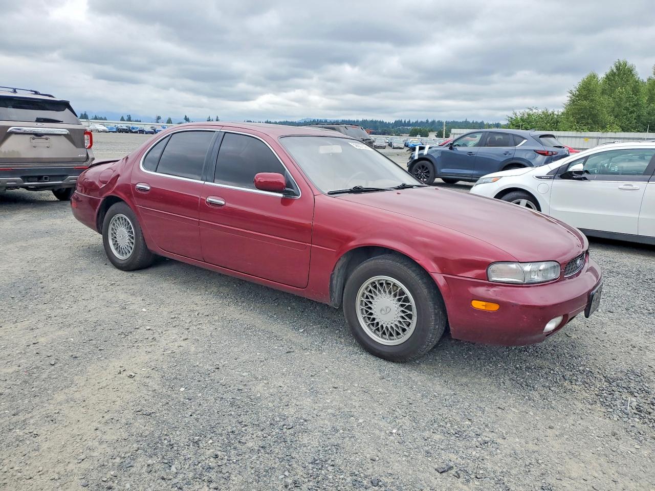 1993 Infiniti J30 Base Red vin: JNKAY21D6PM010026