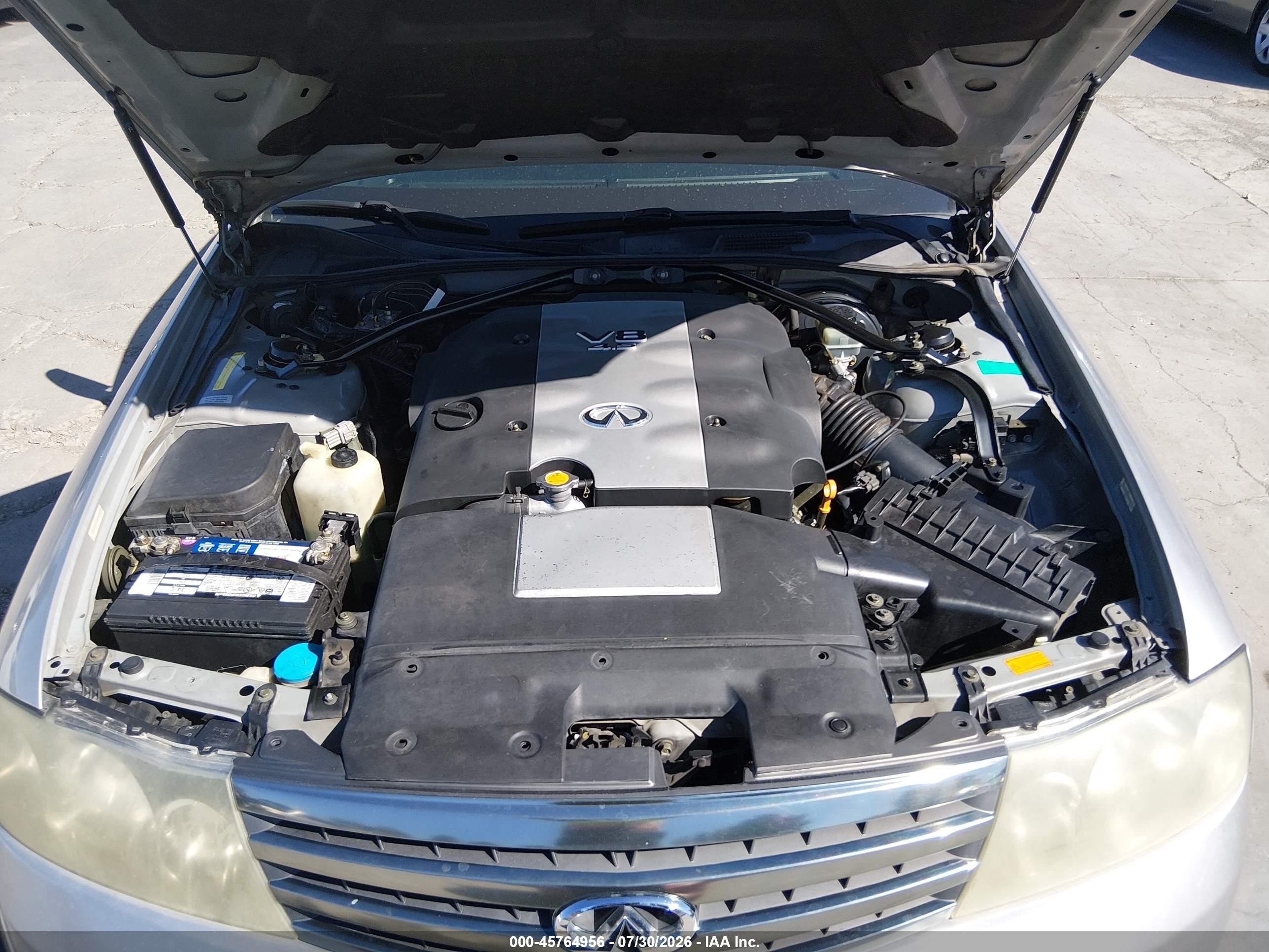 2003 Infiniti M45 Sport Silver vin: JNKAY41E13M001314