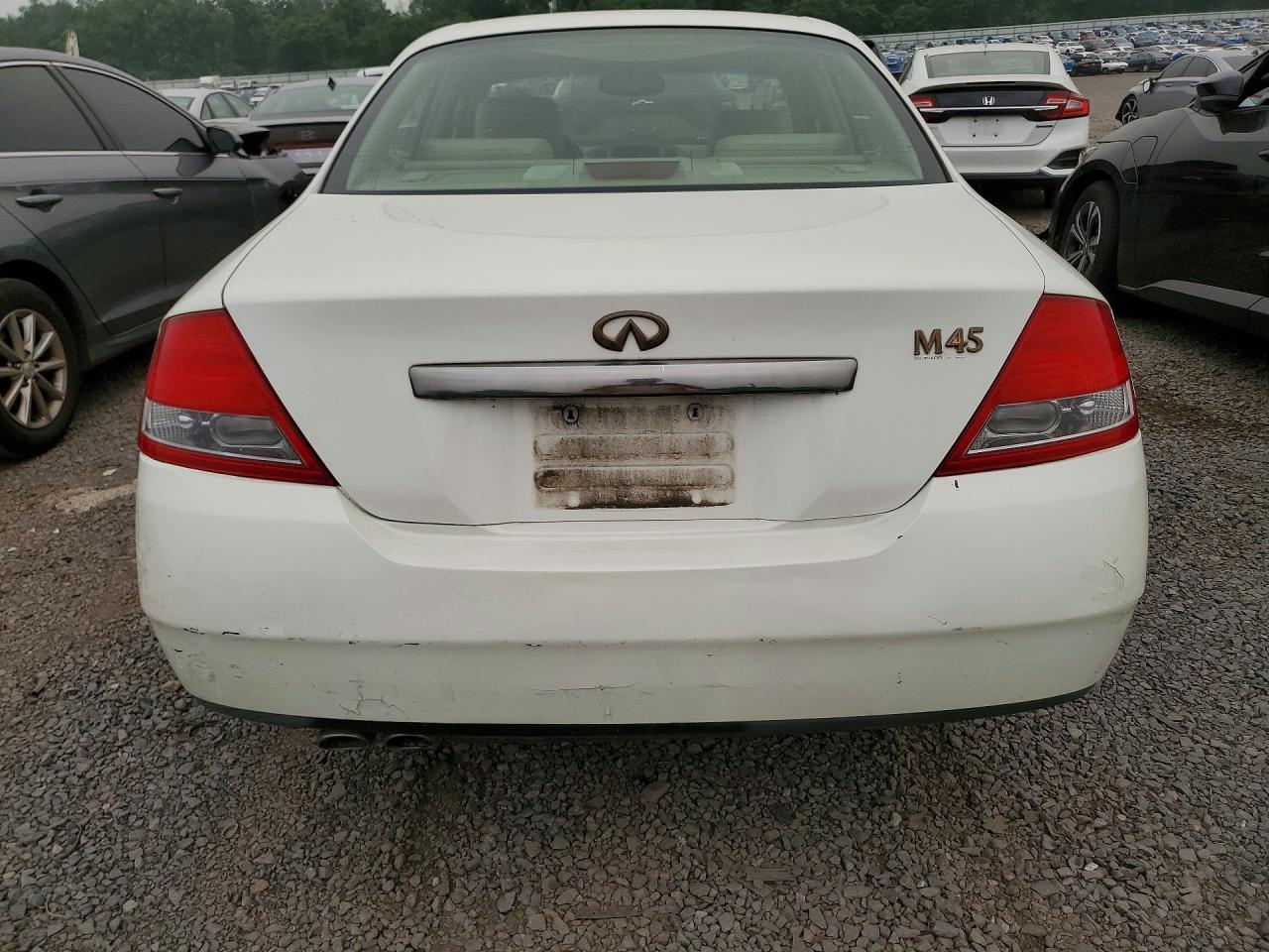 2003 Infiniti M45 Base White vin: JNKAY41E73M000992