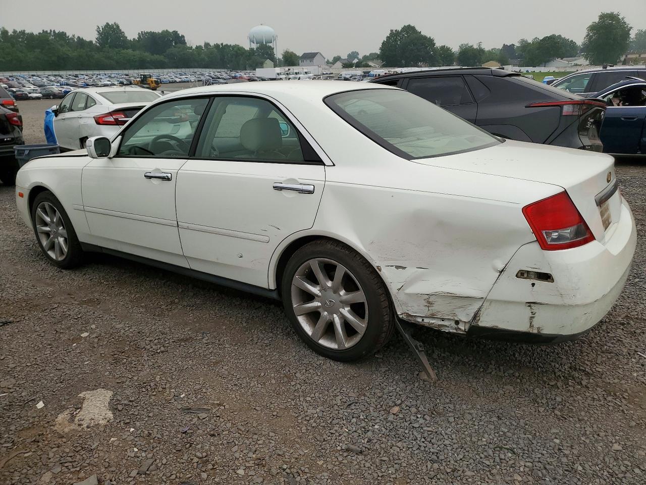 2003 Infiniti M45 Base White vin: JNKAY41E73M000992