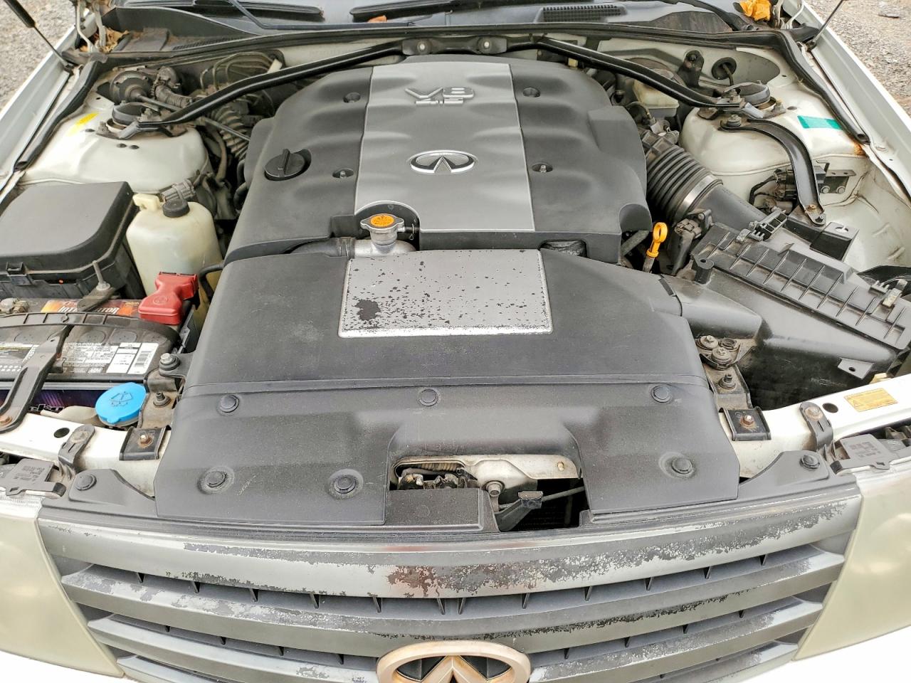 2003 Infiniti M45 Base White vin: JNKAY41E73M000992