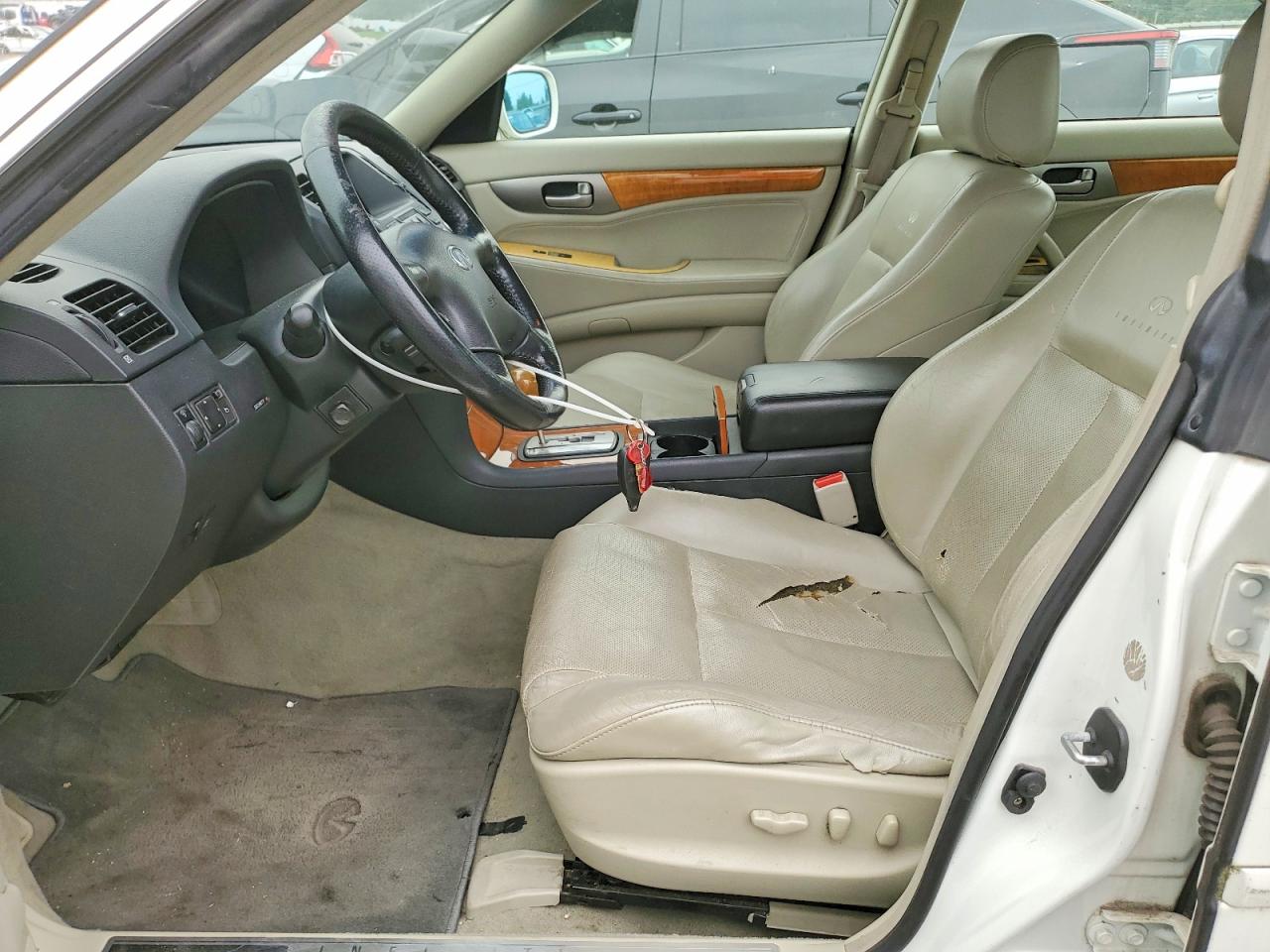 2003 Infiniti M45 Base White vin: JNKAY41E73M000992
