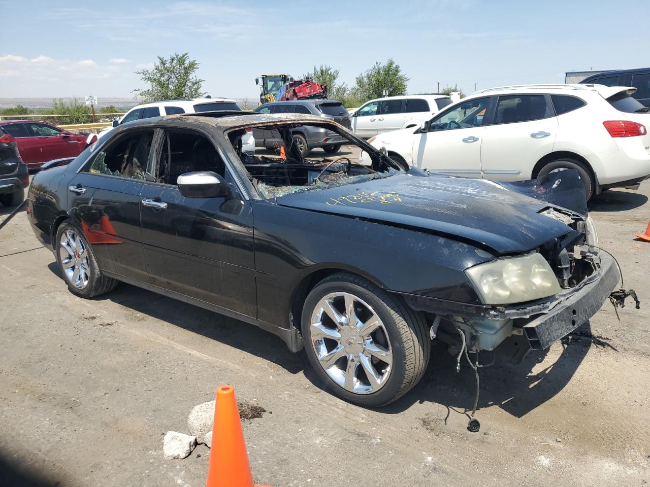 2004 Infiniti M45 Black vin: JNKAY41E74M401587