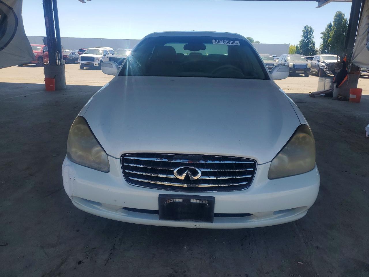 2003 Infiniti Q45 White vin: JNKBF01A03M101470