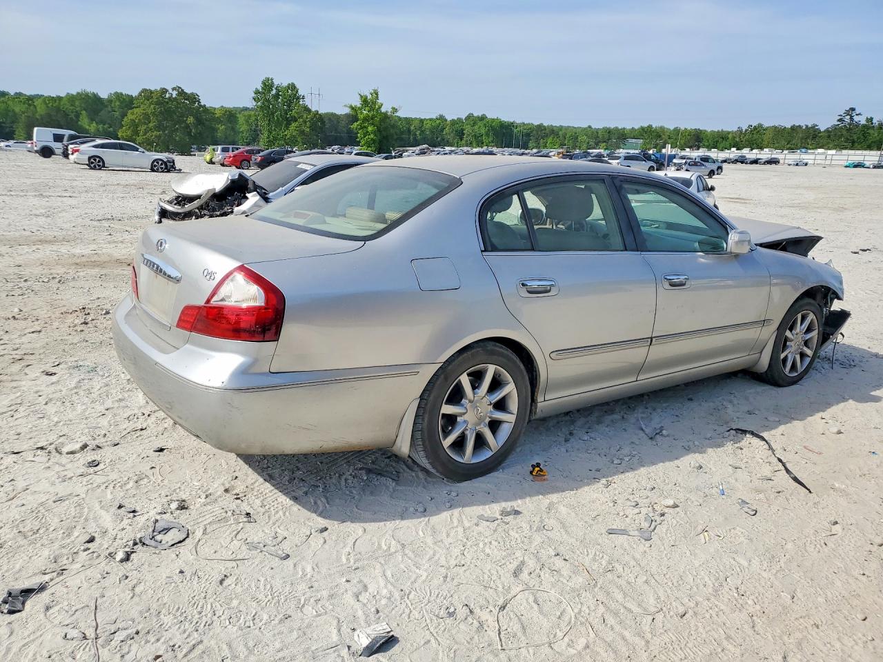 2005 Infiniti Q45 Base Серебряный vin: JNKBF01A35M101188