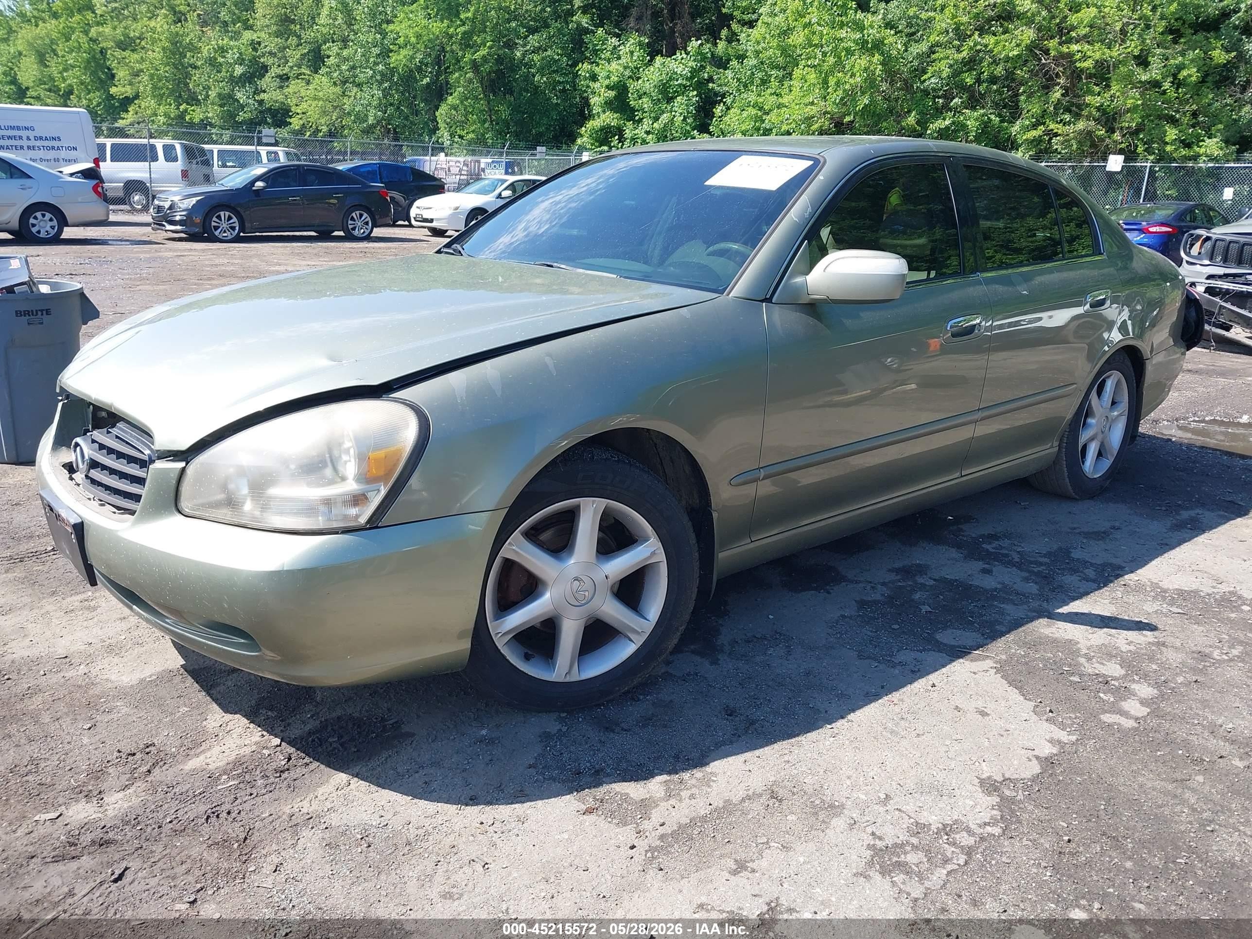 2002 Infiniti Q45 Luxury Champagne vin: JNKBF01A42M005100