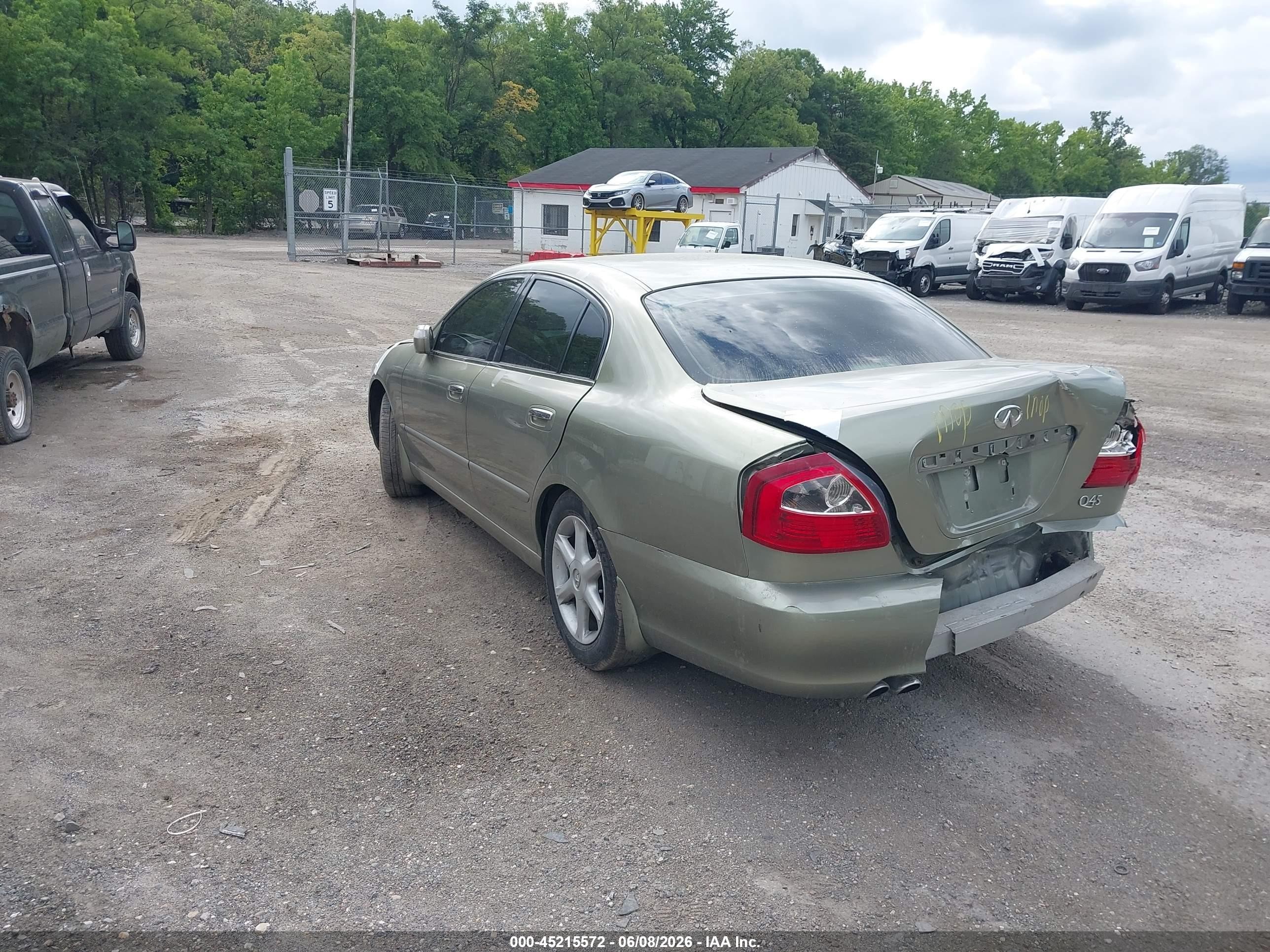 2002 Infiniti Q45 Luxury Champagne vin: JNKBF01A42M005100