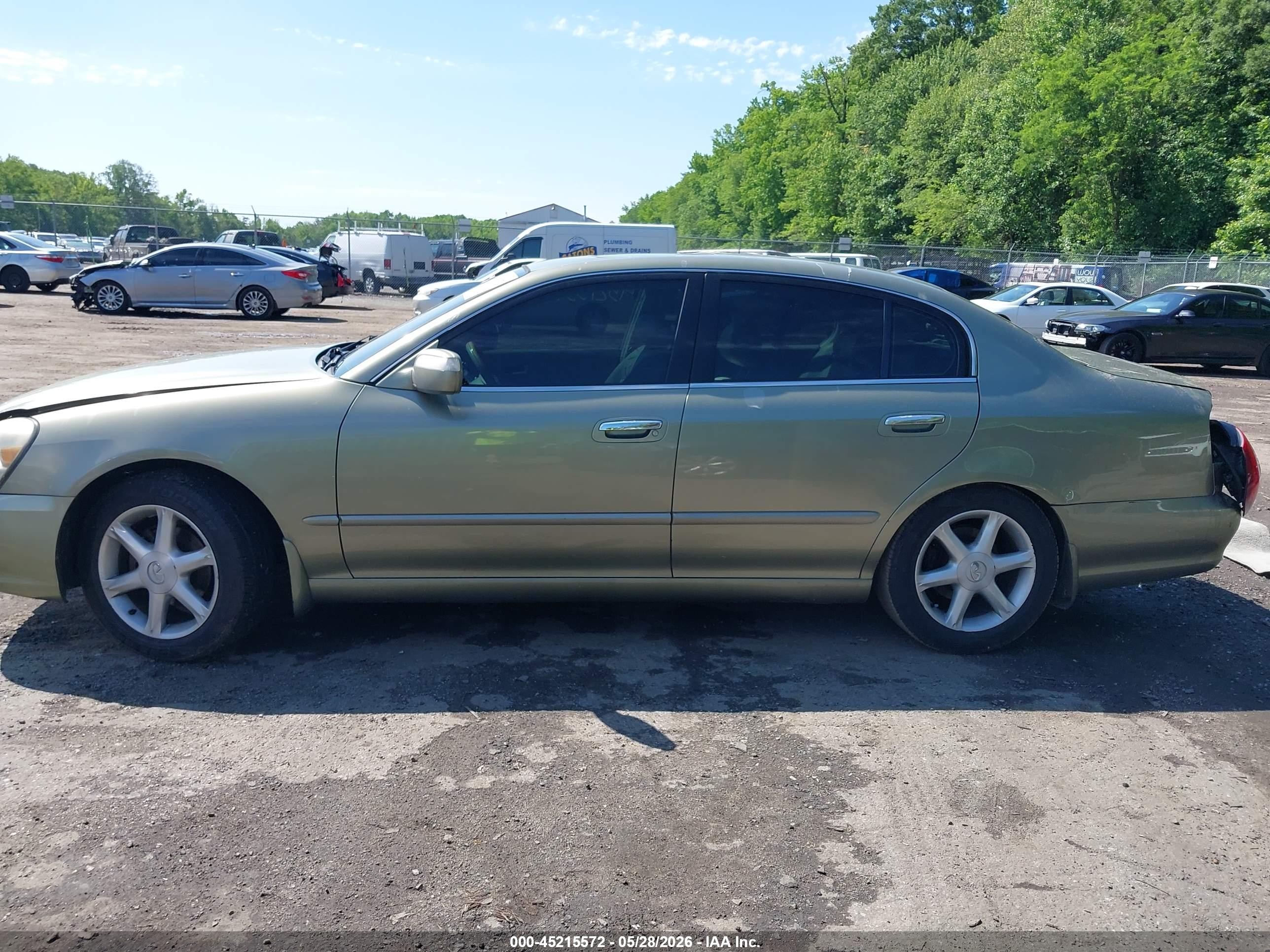 2002 Infiniti Q45 Luxury Champagne vin: JNKBF01A42M005100