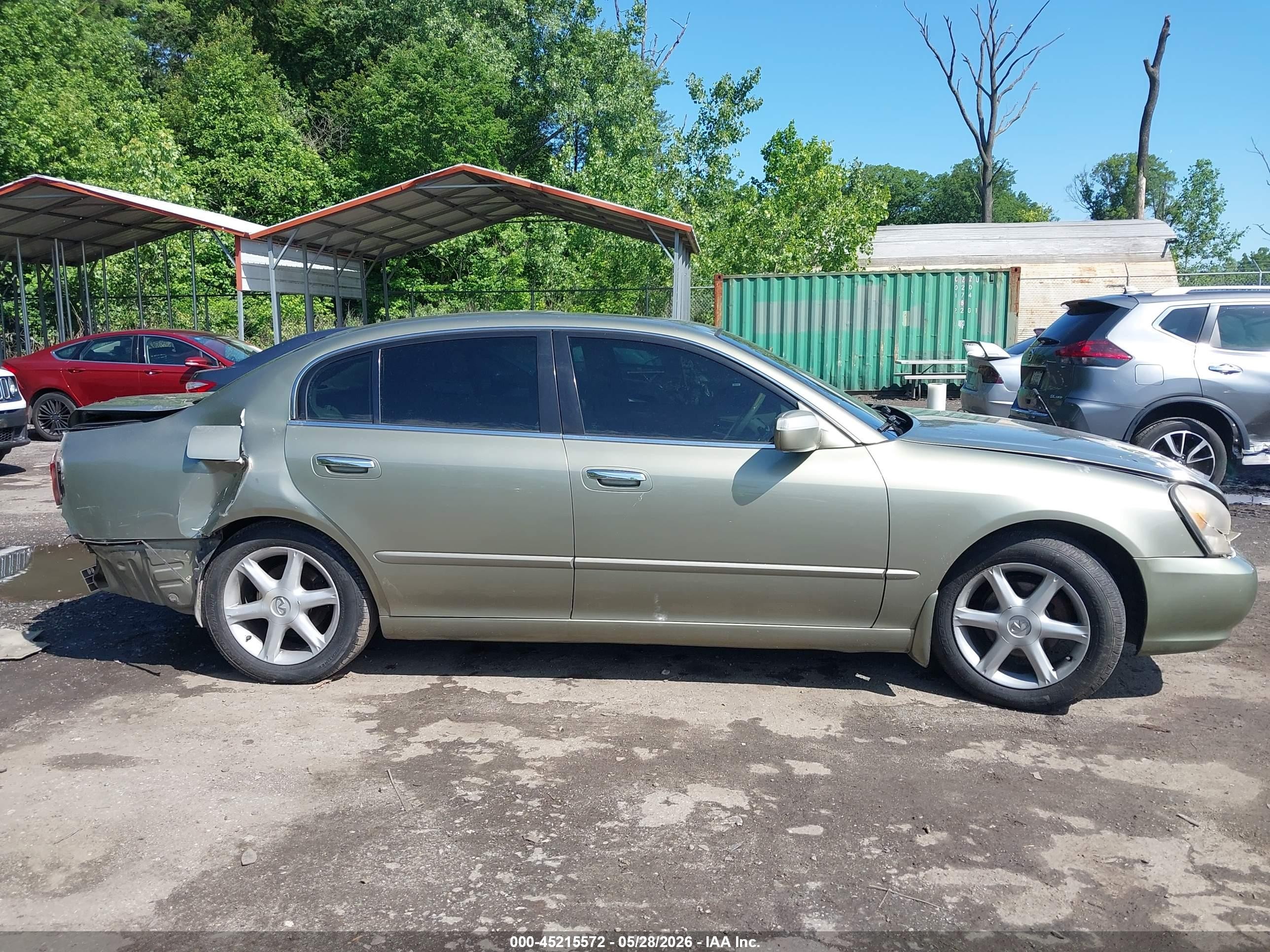 2002 Infiniti Q45 Luxury Champagne vin: JNKBF01A42M005100
