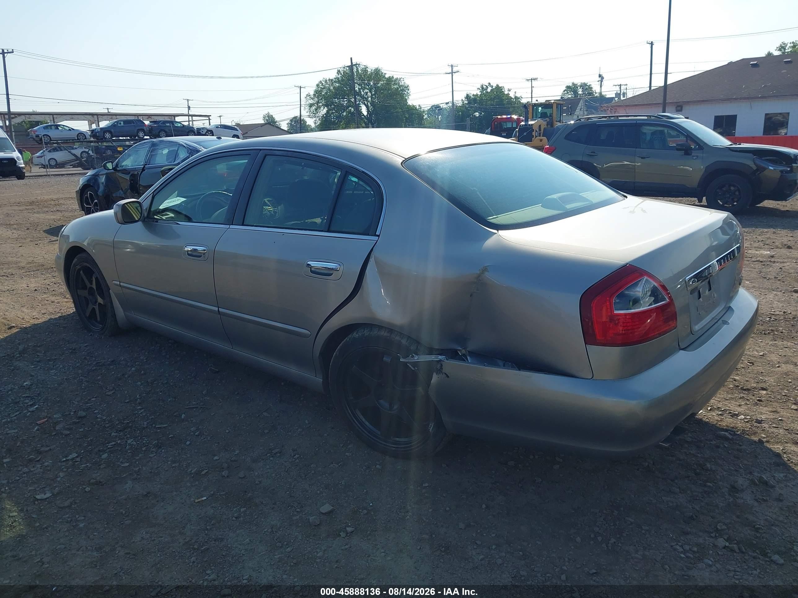 2004 Infiniti Q45 Premium Серебряный vin: JNKBF01A44M500075