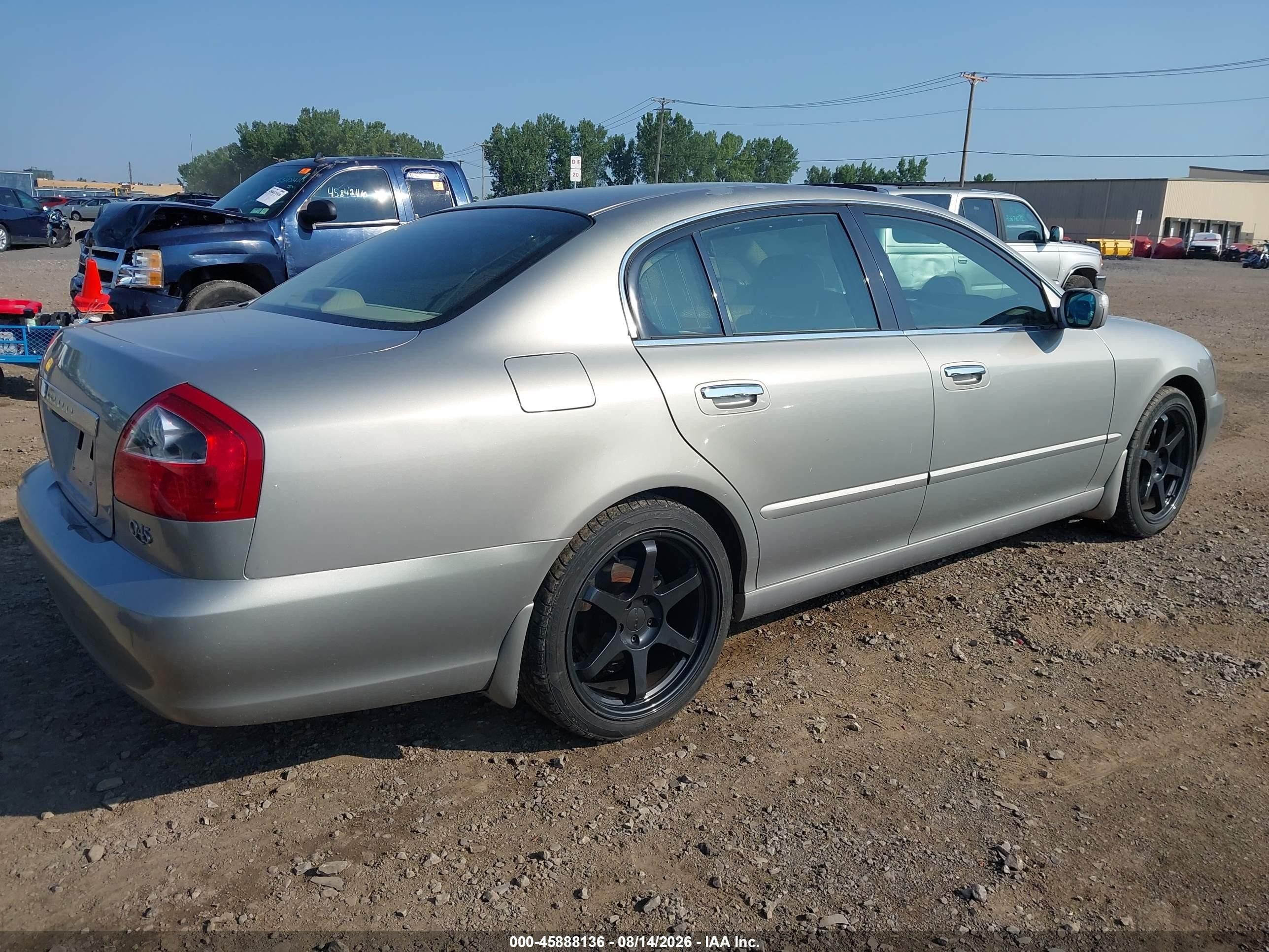2004 Infiniti Q45 Premium Серебряный vin: JNKBF01A44M500075