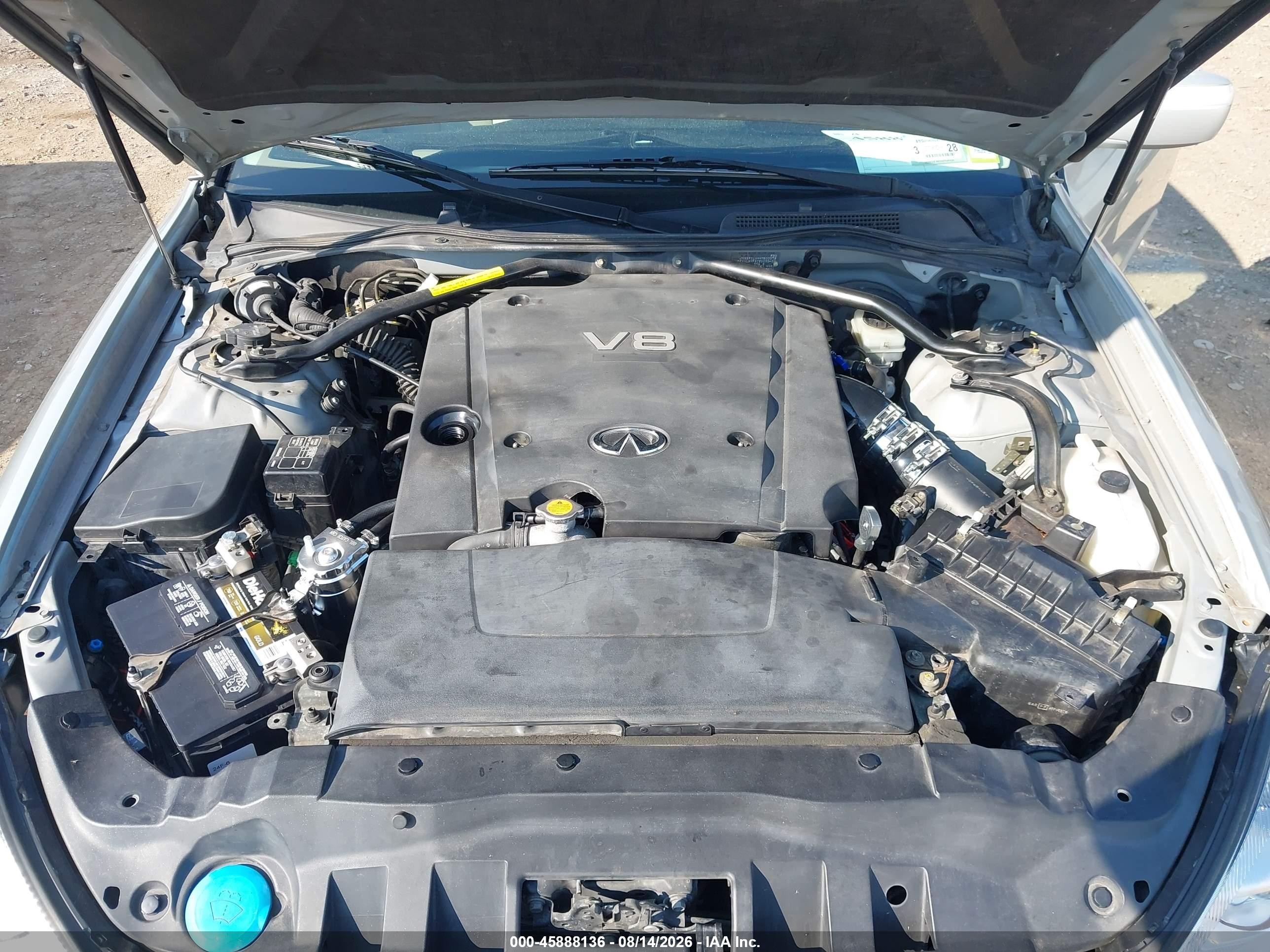 2004 Infiniti Q45 Premium Серебряный vin: JNKBF01A44M500075