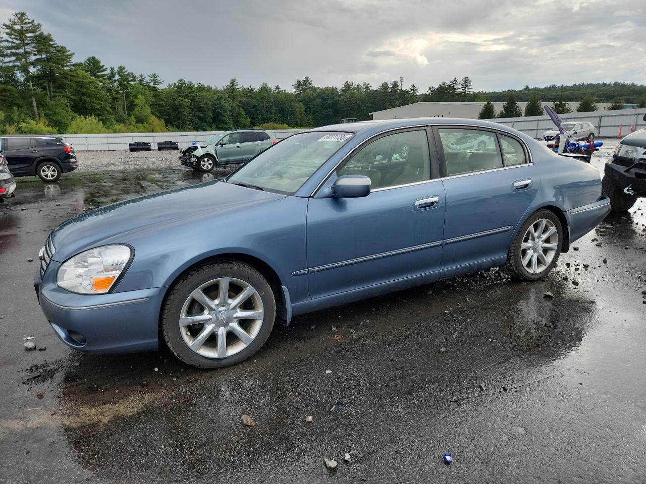 2005 Infiniti Q45 Gray vin: JNKBF01A45M100079