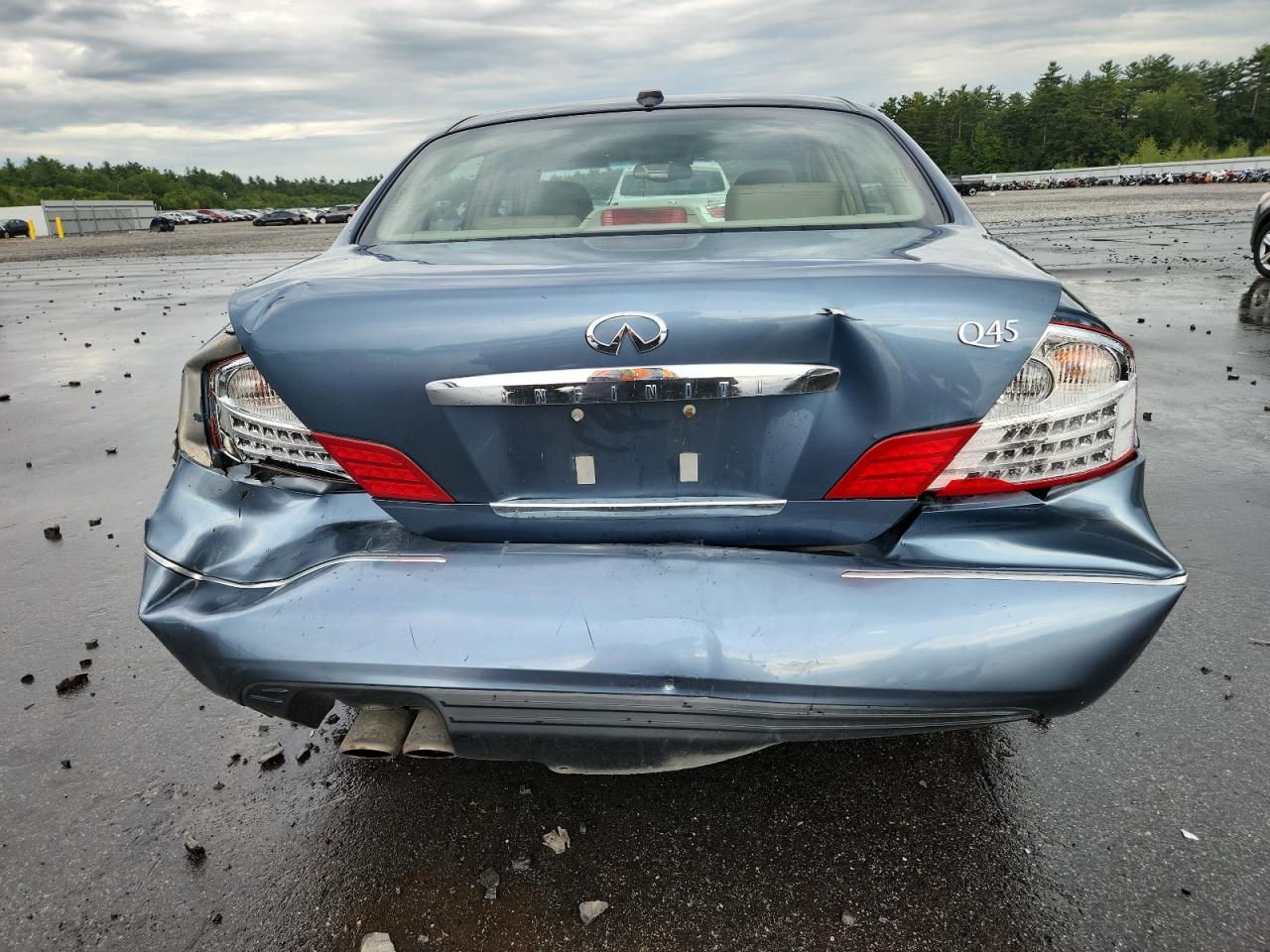 2005 Infiniti Q45 Gray vin: JNKBF01A45M100079