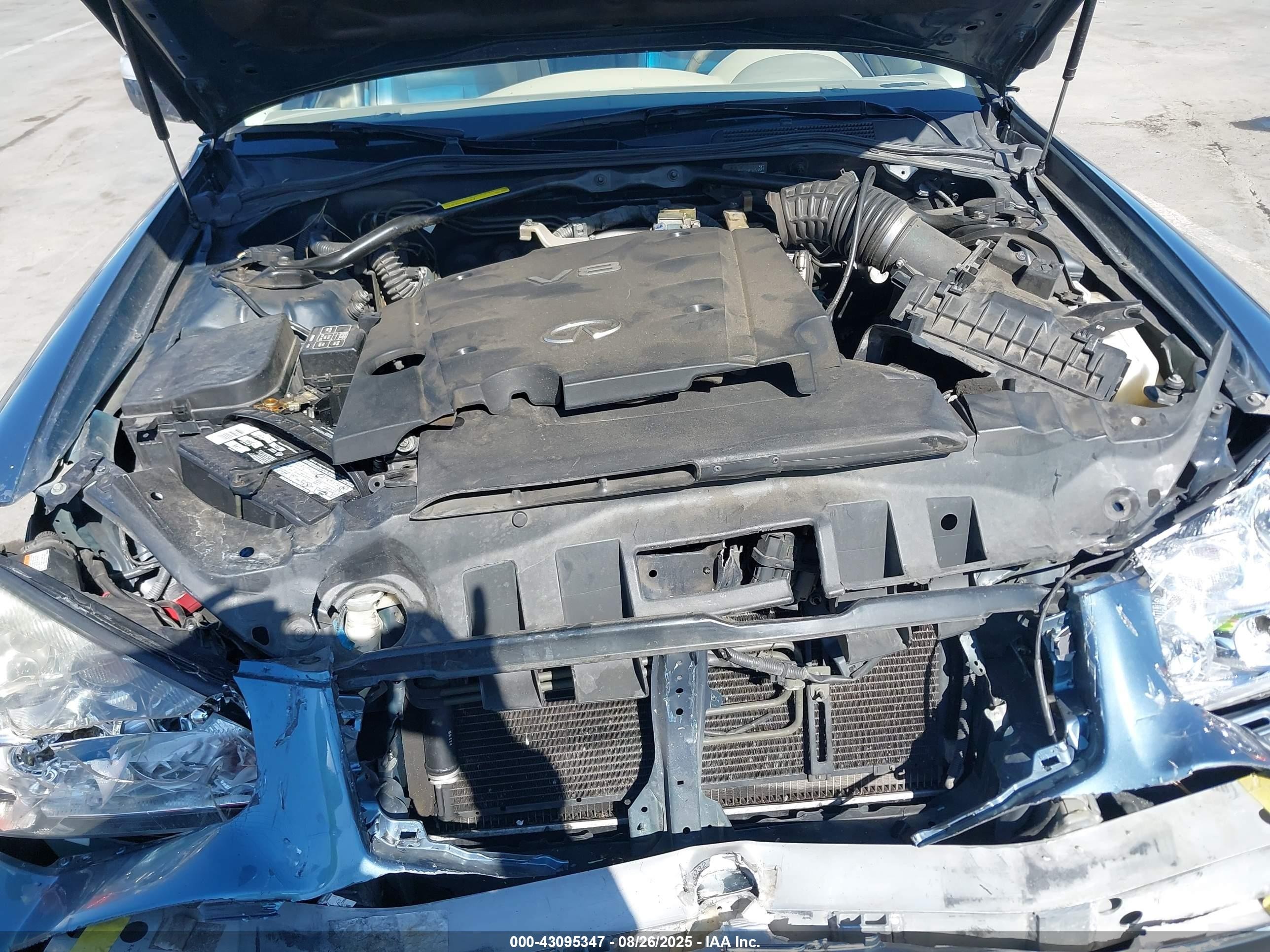 2005 Infiniti Q45   Blue vin: JNKBF01A45M101359
