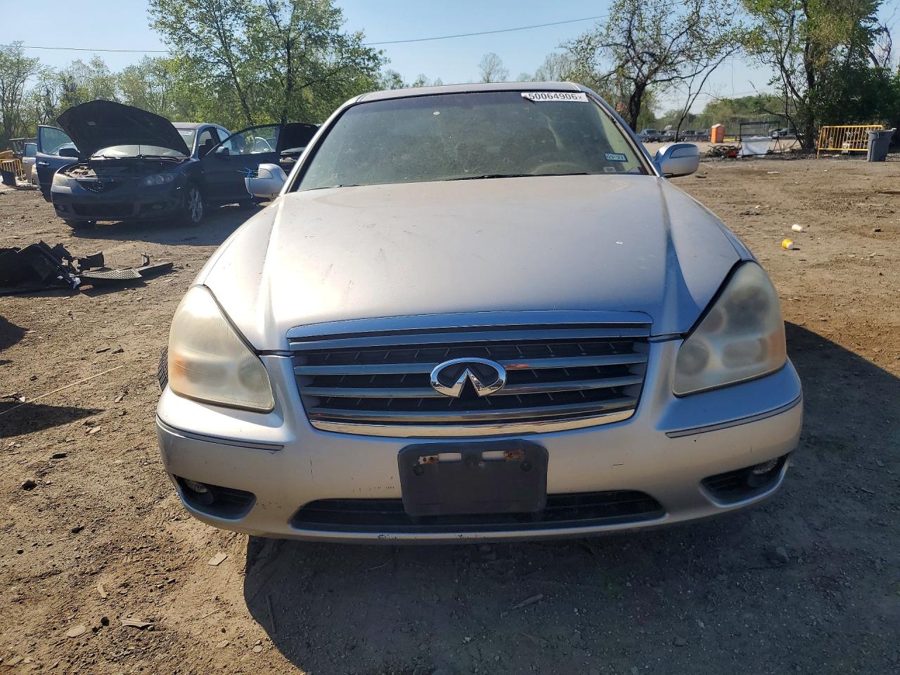 2005 Infiniti Q45 Base Silver vin: JNKBF01A45M101412