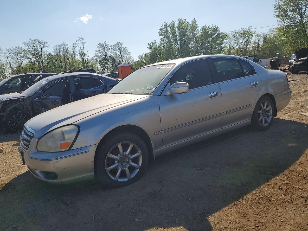 2005 Infiniti Q45 Base Silver vin: JNKBF01A45M101412