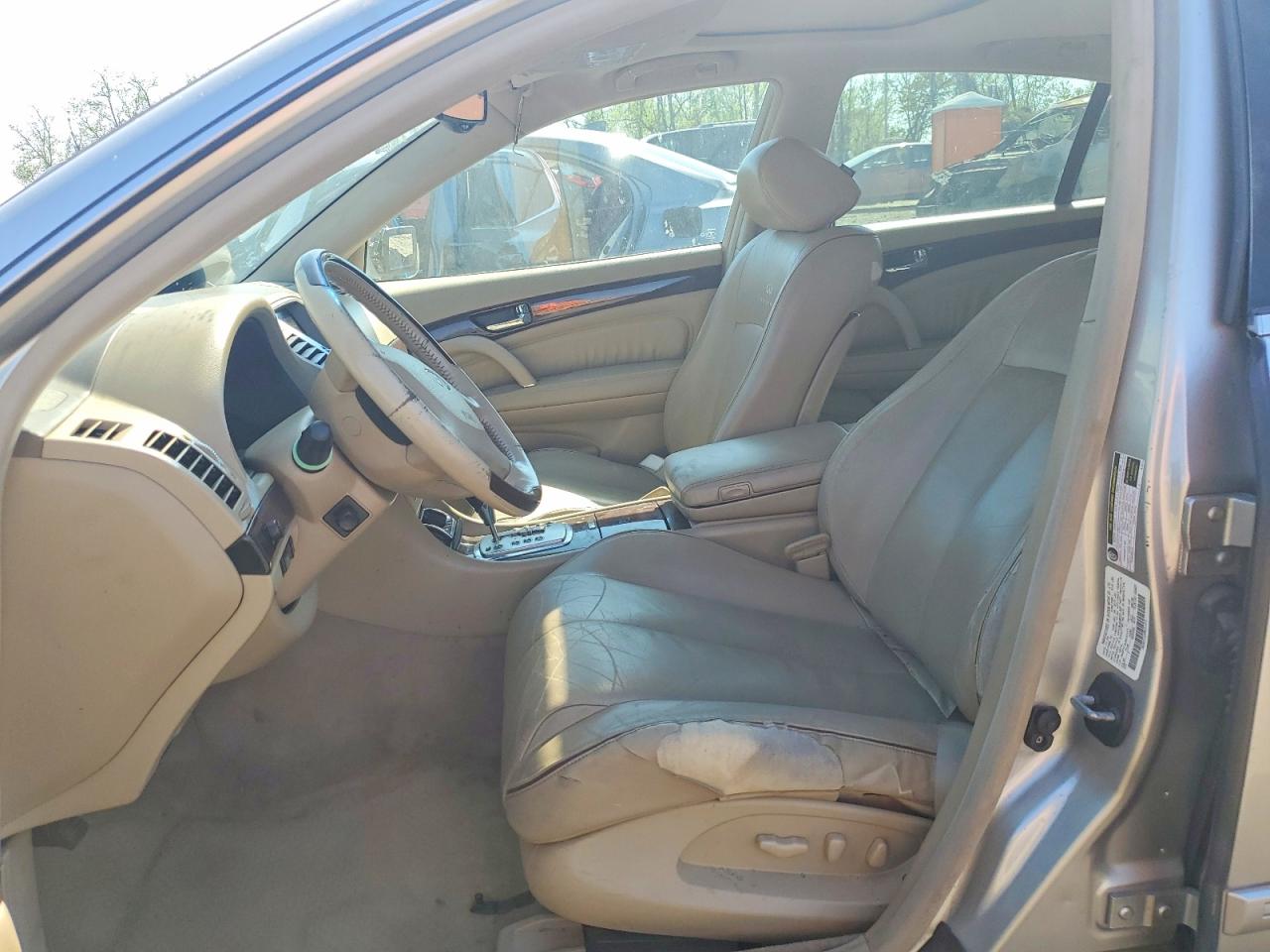 2005 Infiniti Q45 Base Silver vin: JNKBF01A45M101412