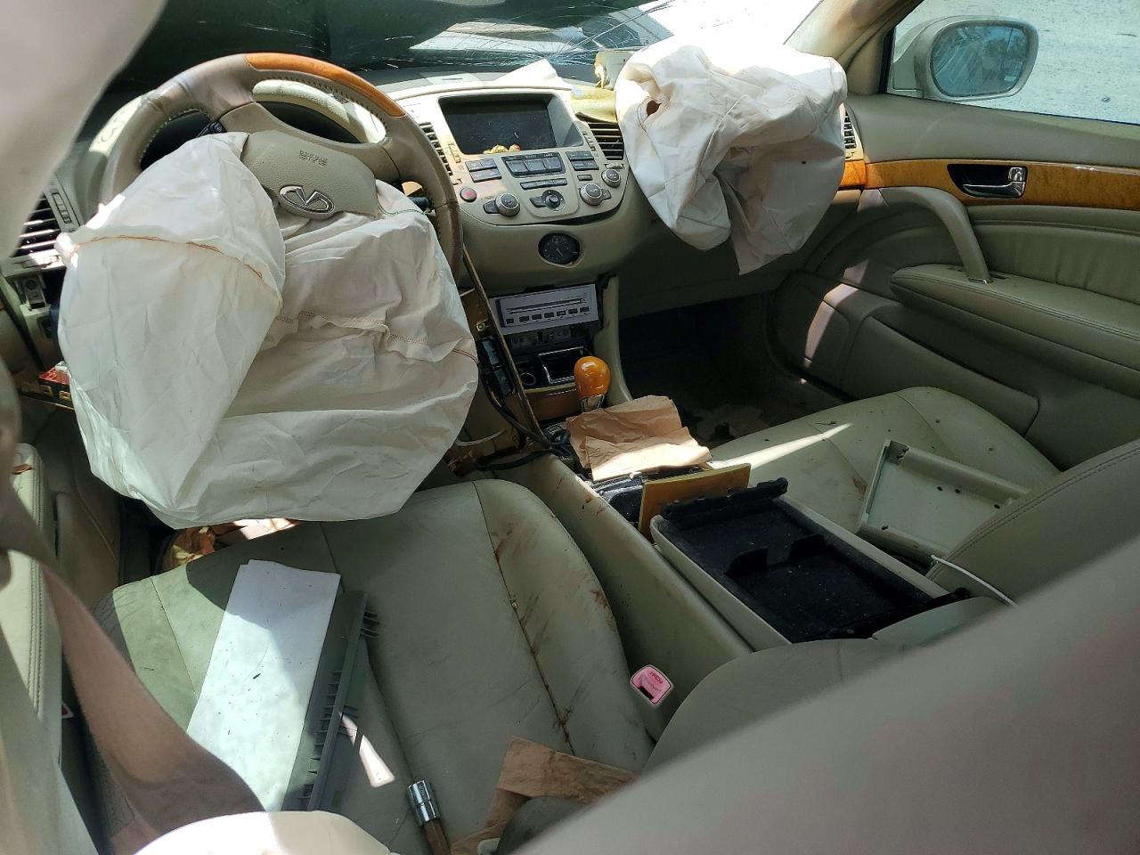 2004 Infiniti Q45 Luxury Gold vin: JNKBF01A74M501043