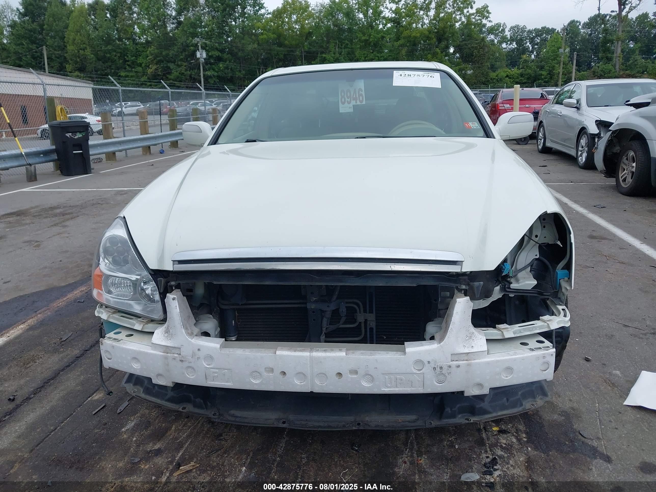 2005 Infiniti Q45   White vin: JNKBF01A75M101775