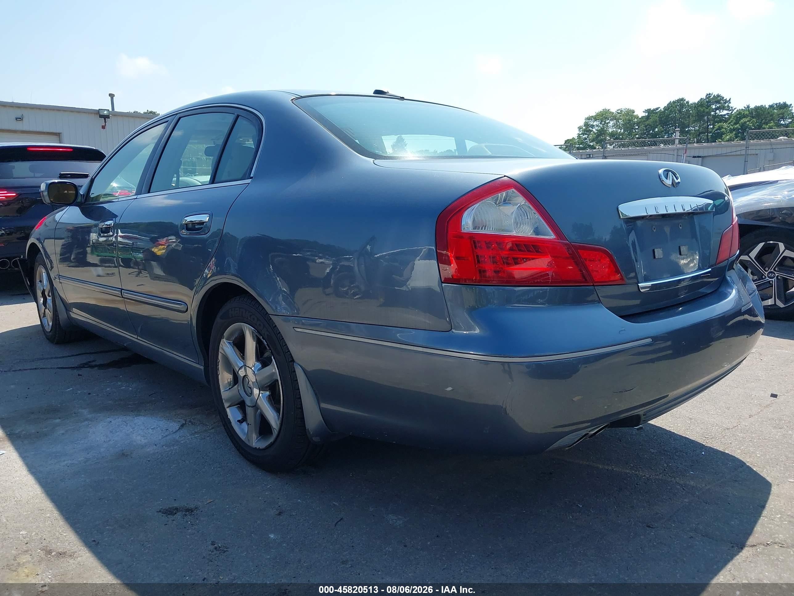 2005 Infiniti Q45   Blue vin: JNKBF01A95M100241
