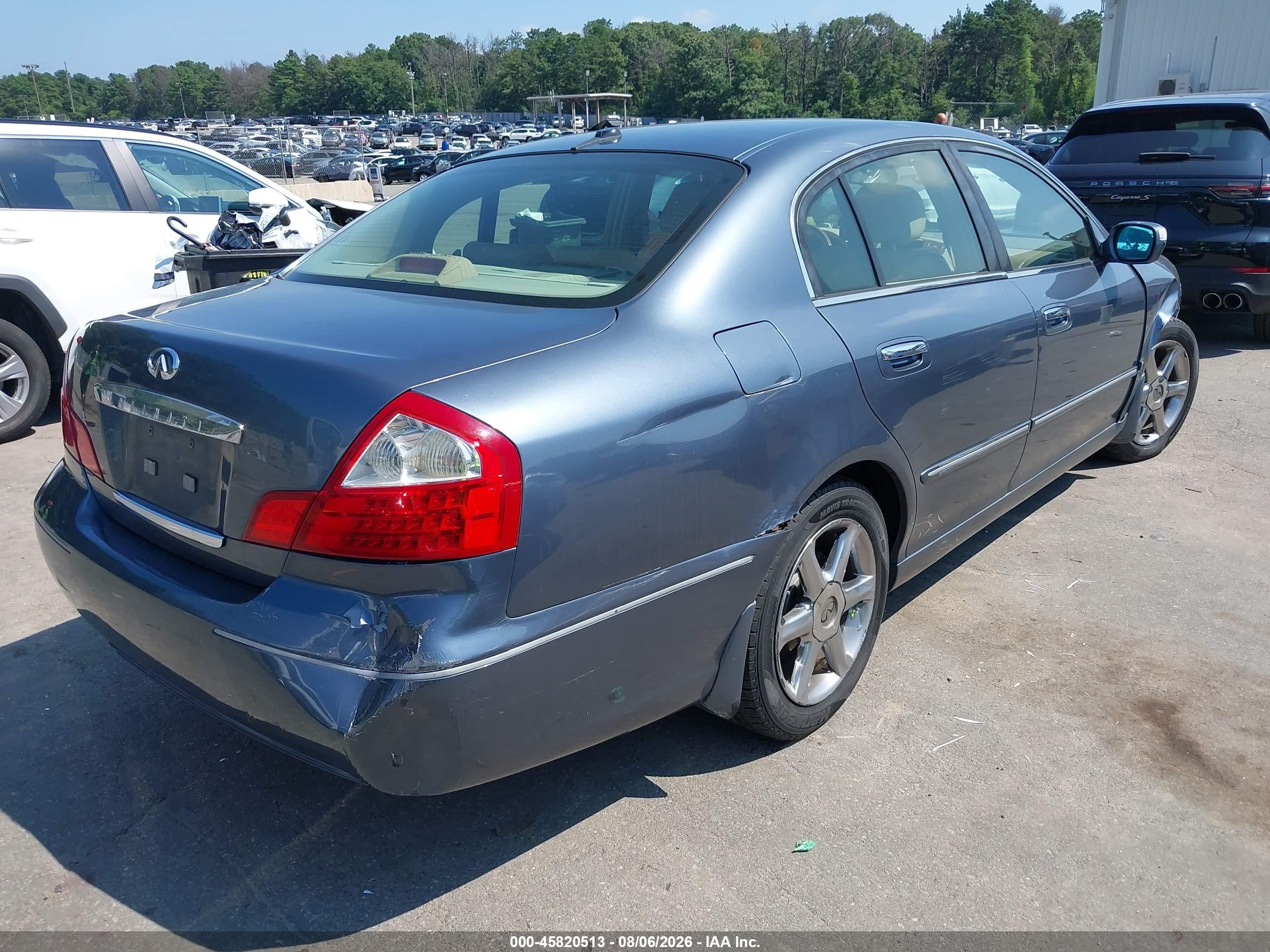 2005 Infiniti Q45   Blue vin: JNKBF01A95M100241