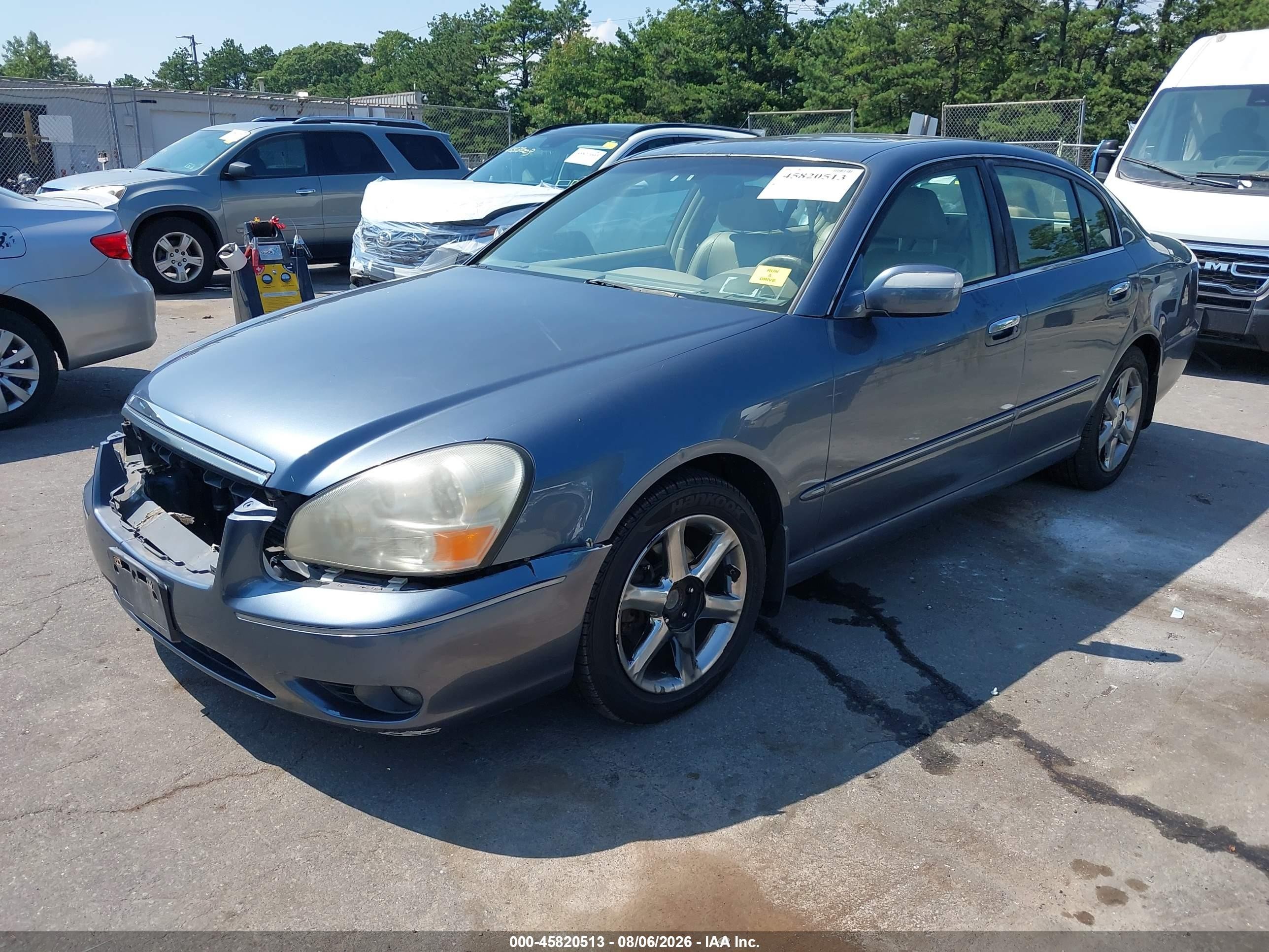 2005 Infiniti Q45   Blue vin: JNKBF01A95M100241