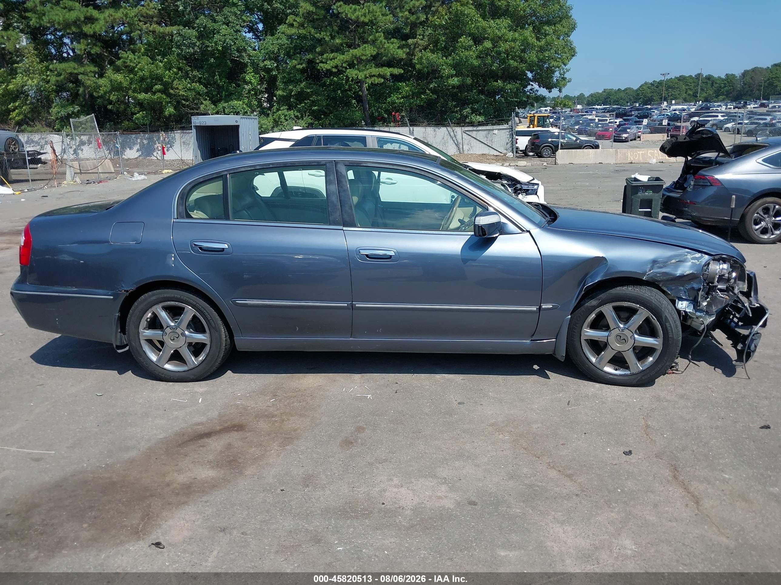 2005 Infiniti Q45   Blue vin: JNKBF01A95M100241