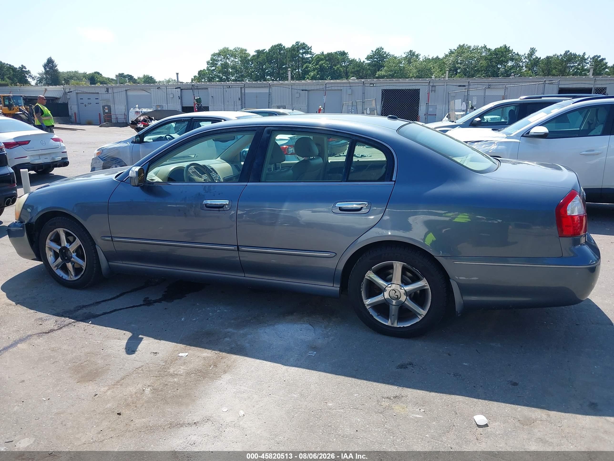 2005 Infiniti Q45   Blue vin: JNKBF01A95M100241