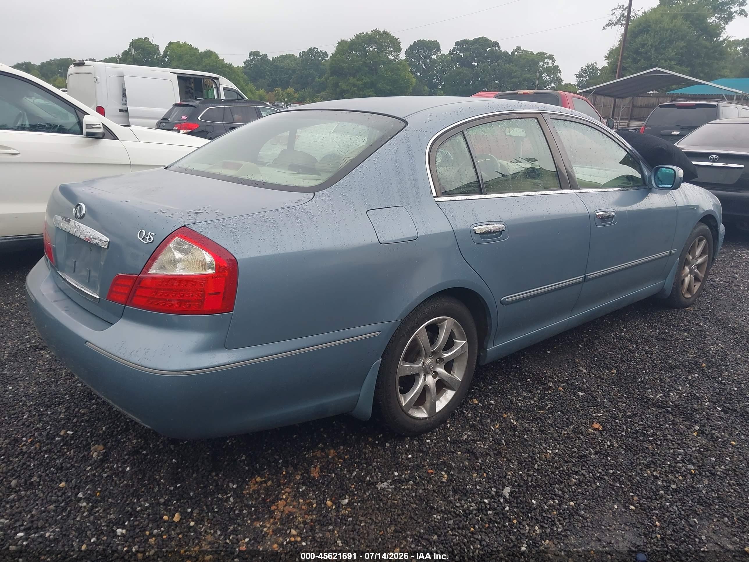 2005 Infiniti Q45   Light Blue vin: JNKBF01AX5M100958