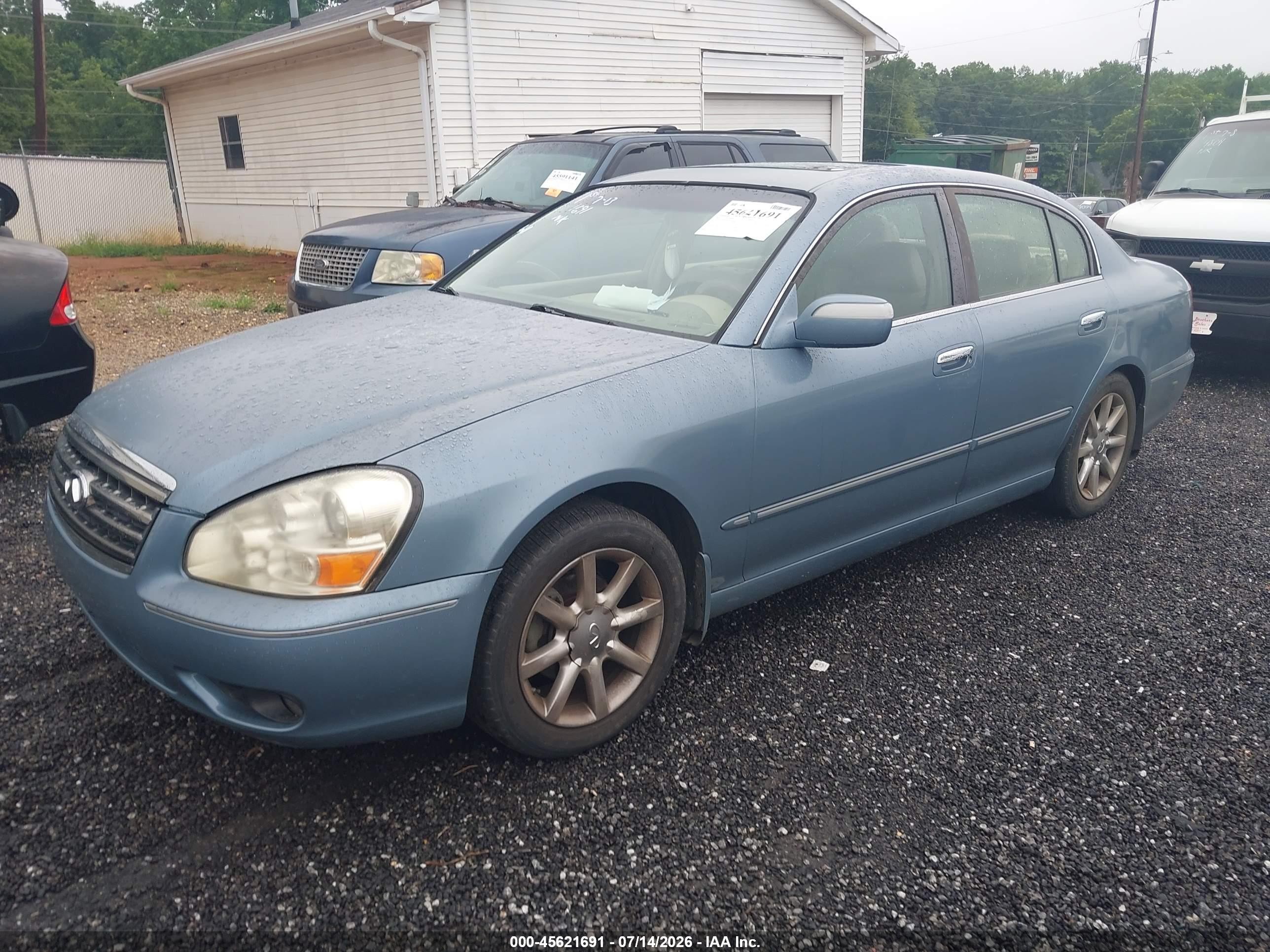 2005 Infiniti Q45   Light Blue vin: JNKBF01AX5M100958