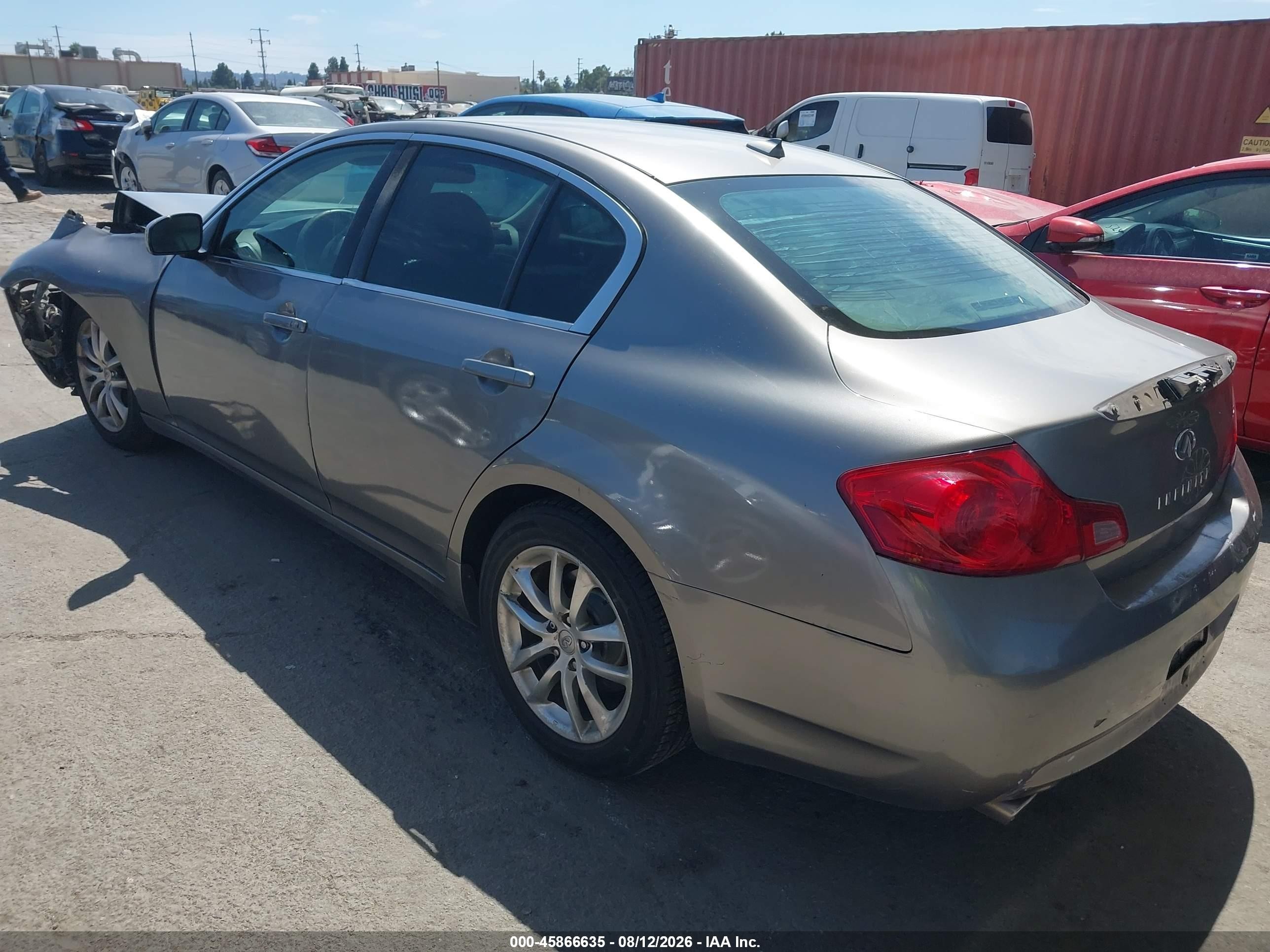 2007 Infiniti G35 Journey Gray vin: JNKBV61E07M704823