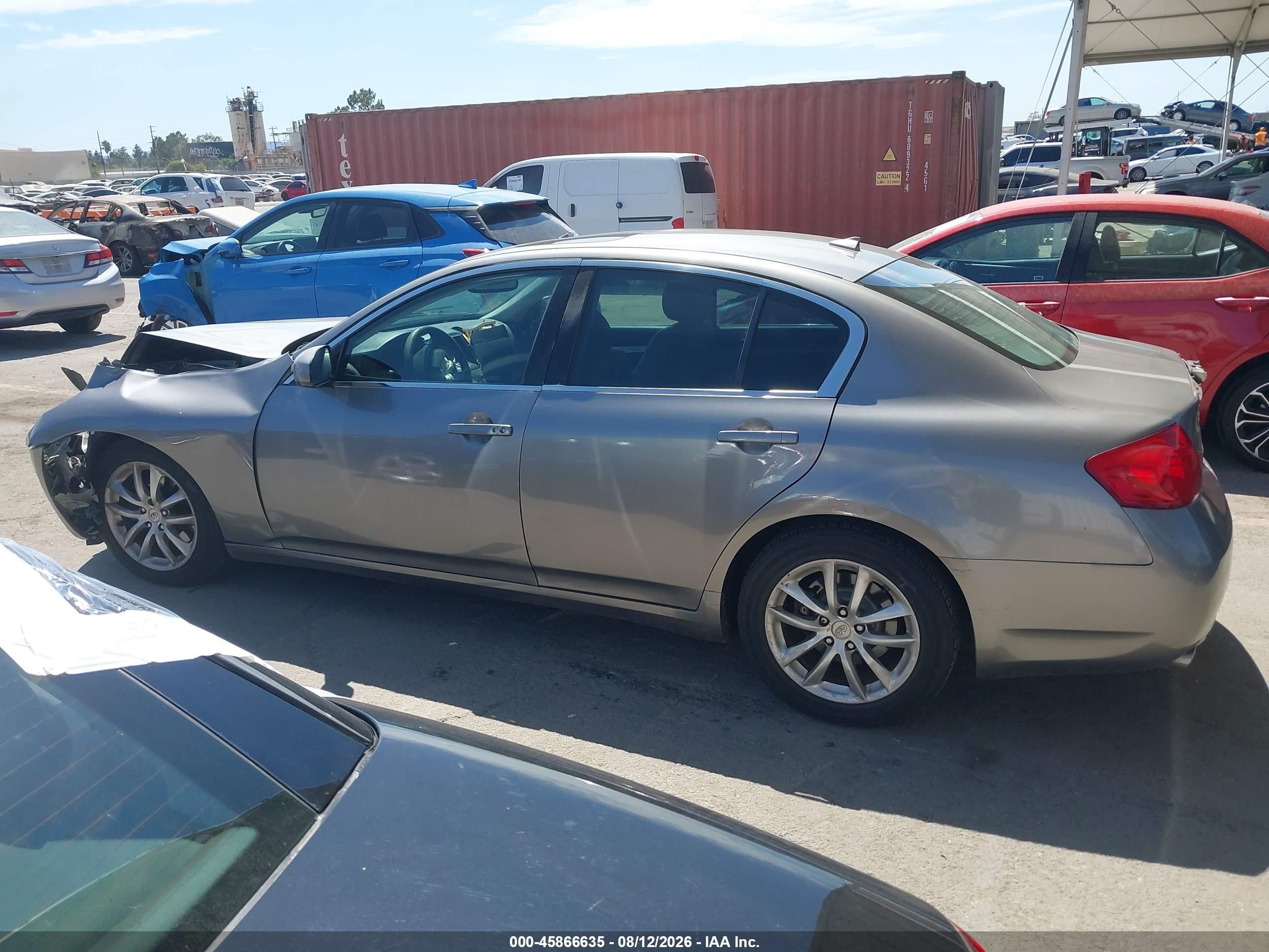2007 Infiniti G35 Journey Gray vin: JNKBV61E07M704823
