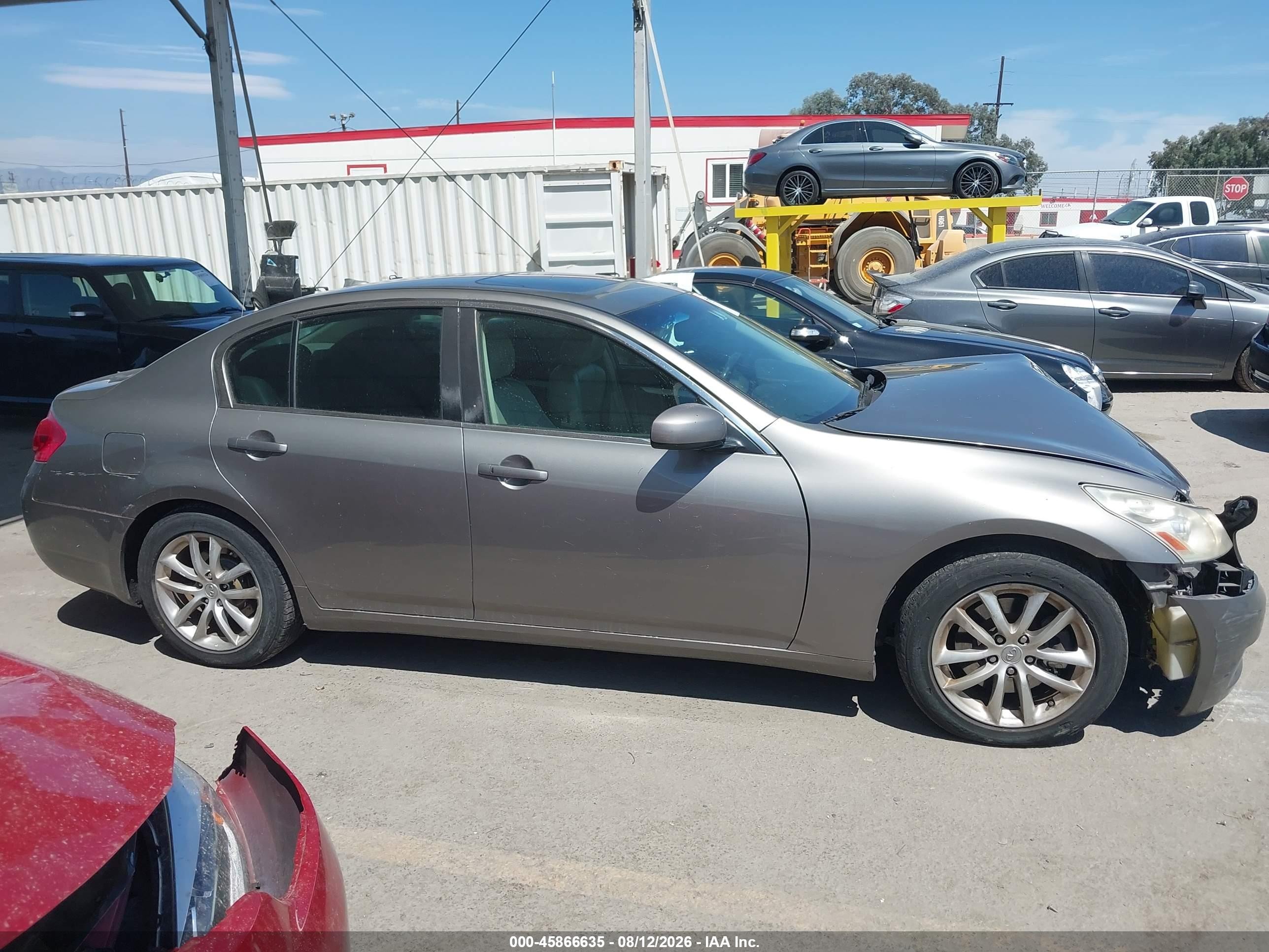 2007 Infiniti G35 Journey Gray vin: JNKBV61E07M704823