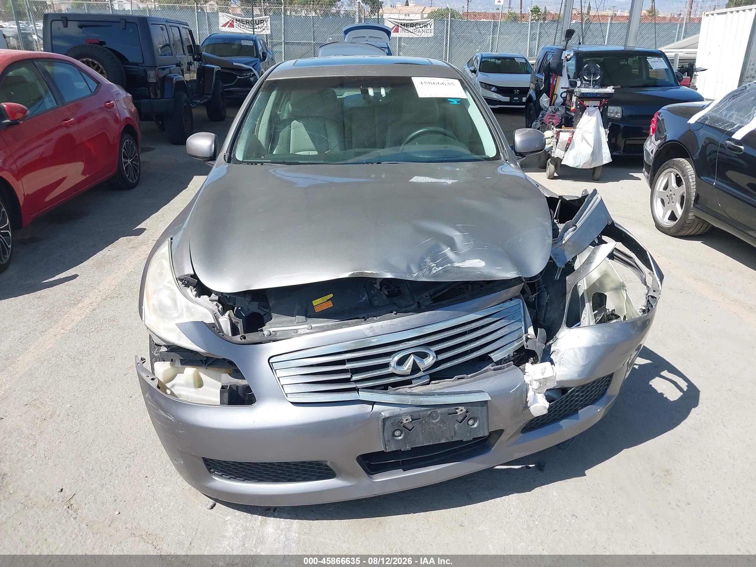 2007 Infiniti G35 Journey Gray vin: JNKBV61E07M704823